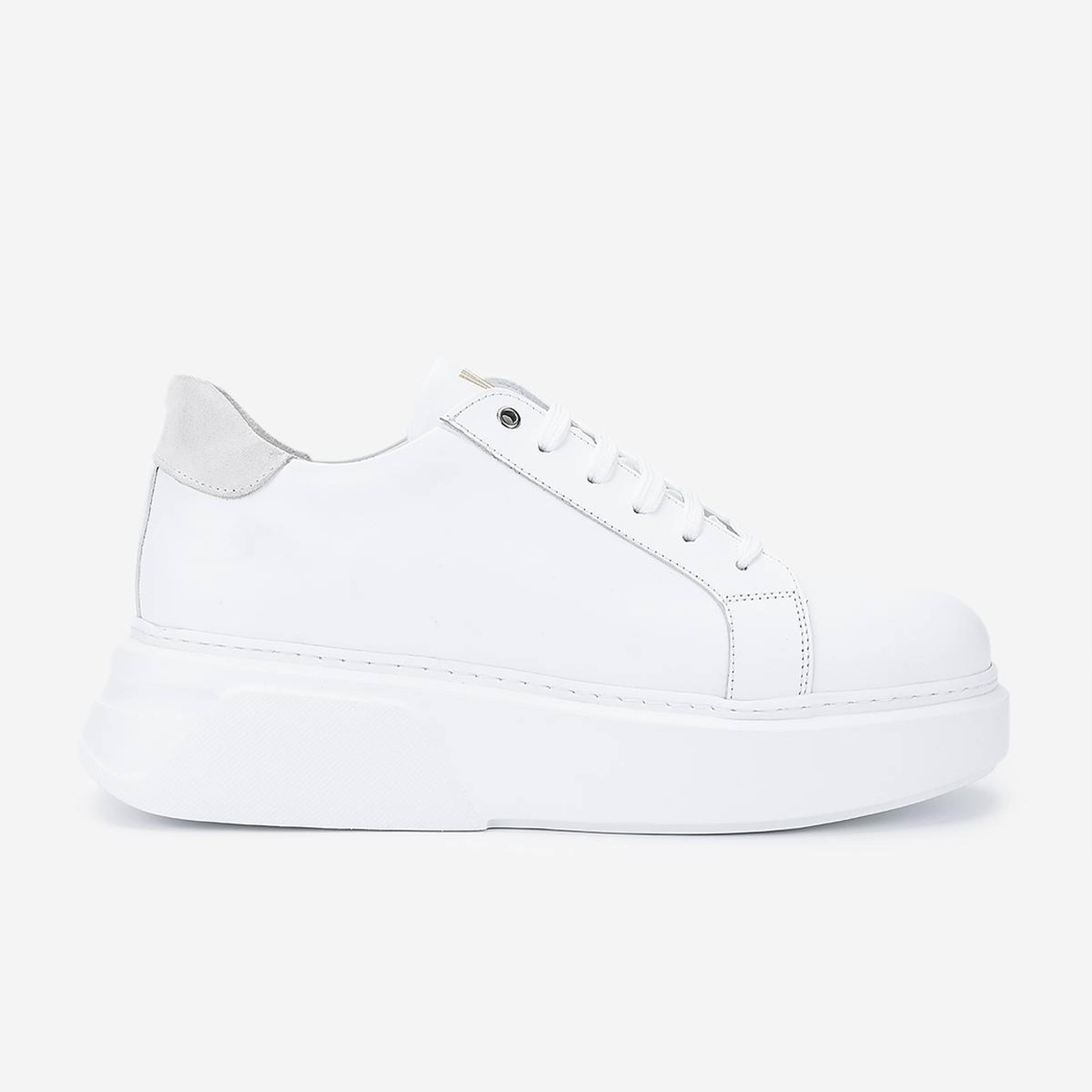 Valmenti Erkek Hakiki Deri Beyaz Sneakers & Spor Ayakkabı