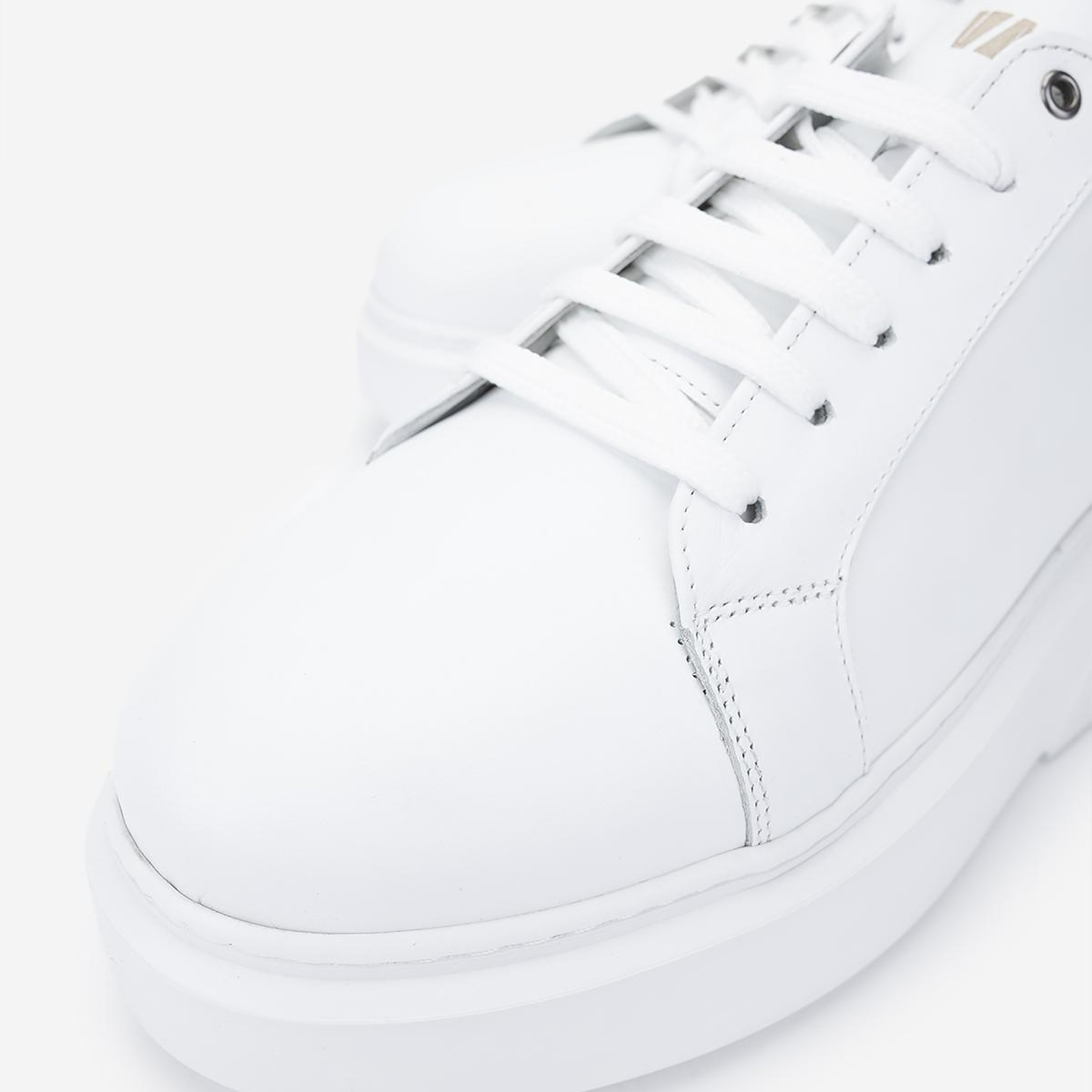 Valmenti Erkek Hakiki Deri Beyaz Sneakers & Spor Ayakkabı