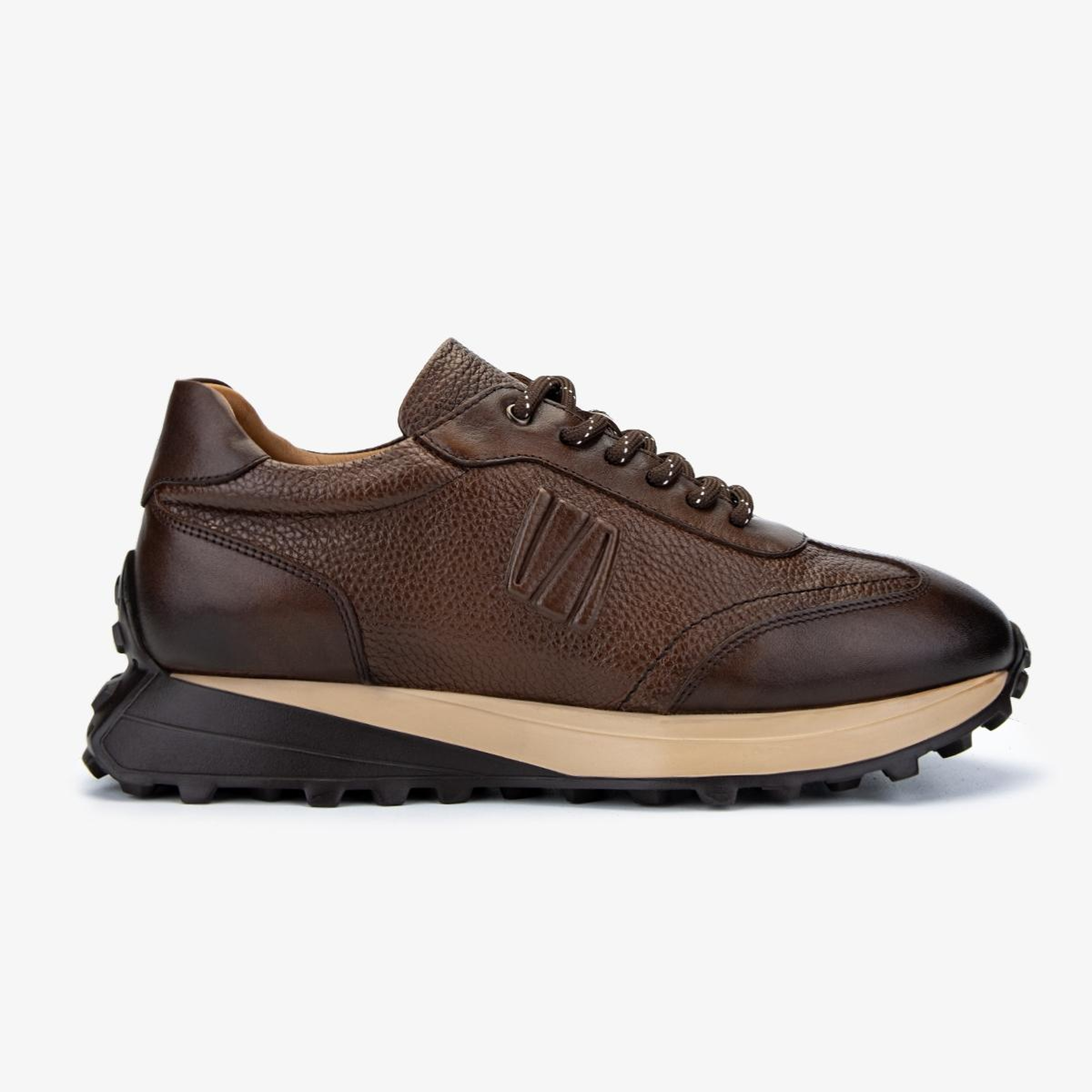 Valmenti Erkek Hakiki Deri Kahverengi Sneakers & Spor Ayakkabı