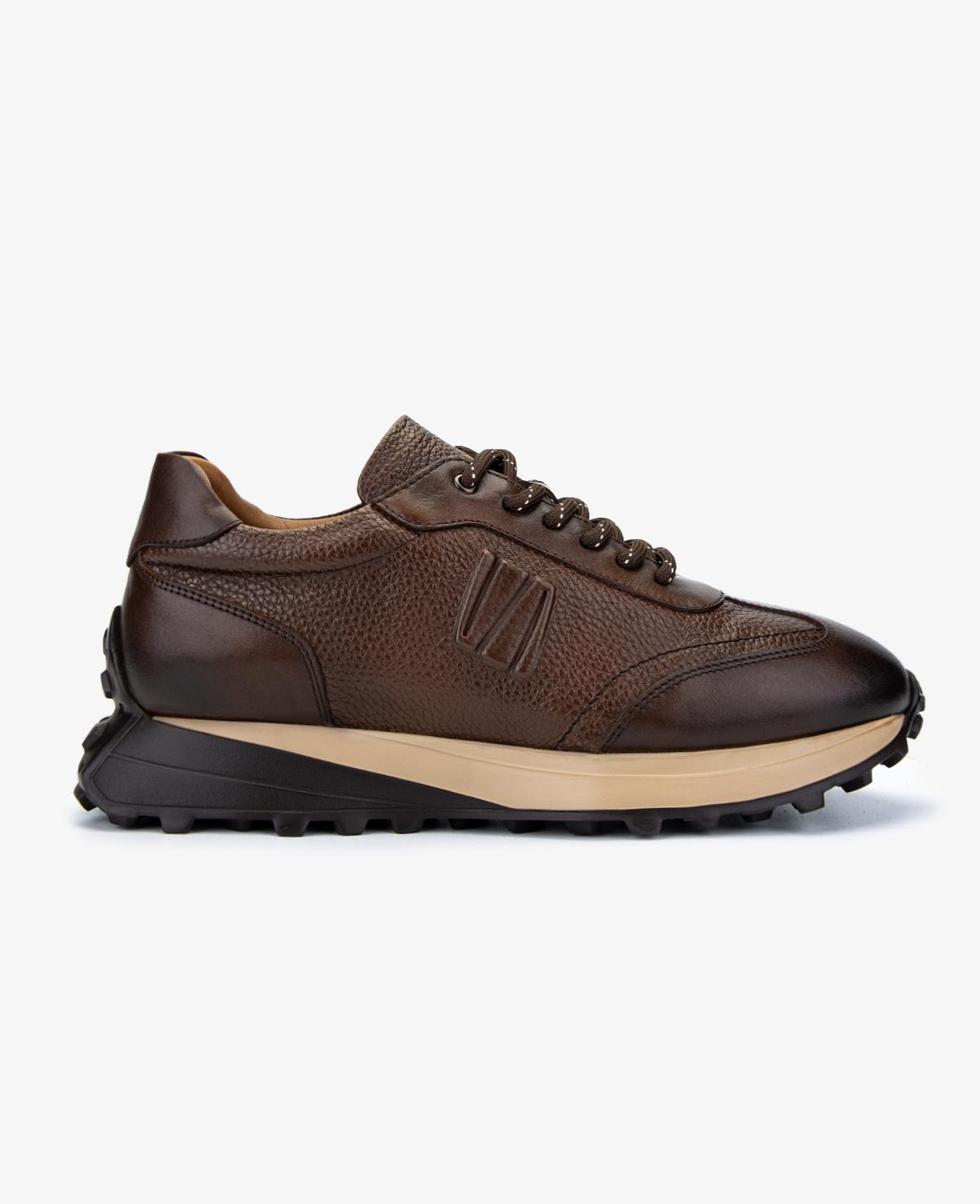Valmenti Erkek Hakiki Deri Kahverengi Sneakers & Spor Ayakkabı