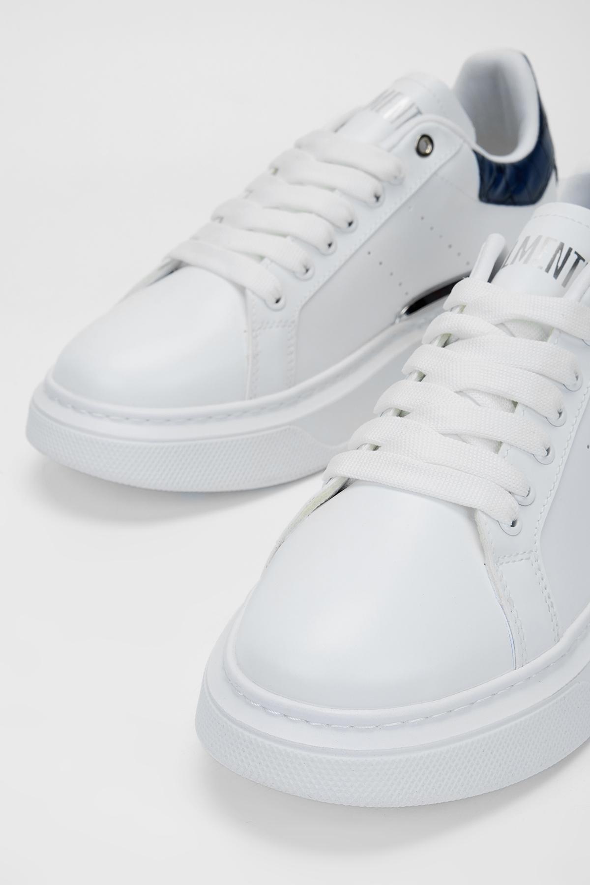 Valmenti Erkek Suni Deri Beyaz Sneakers & Spor Ayakkabı