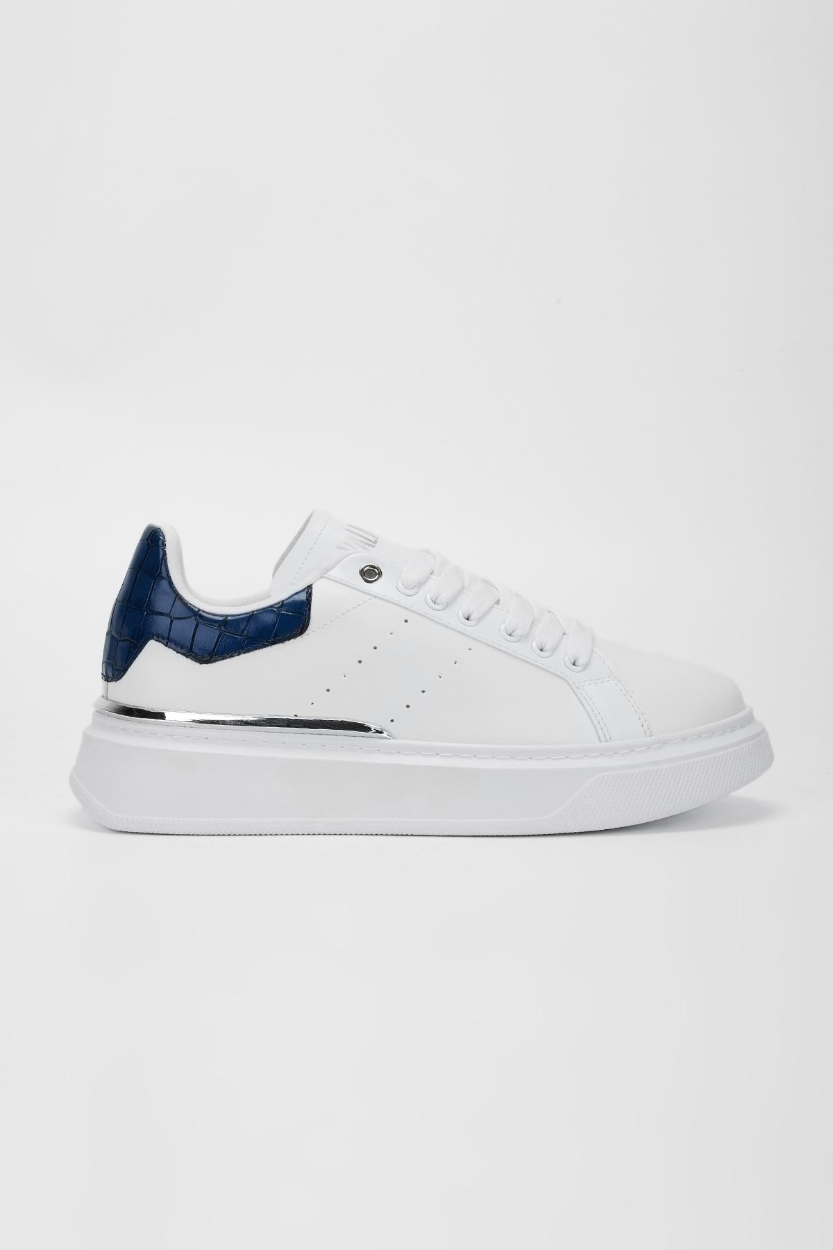 Valmenti Erkek Suni Deri Beyaz Sneakers & Spor Ayakkabı