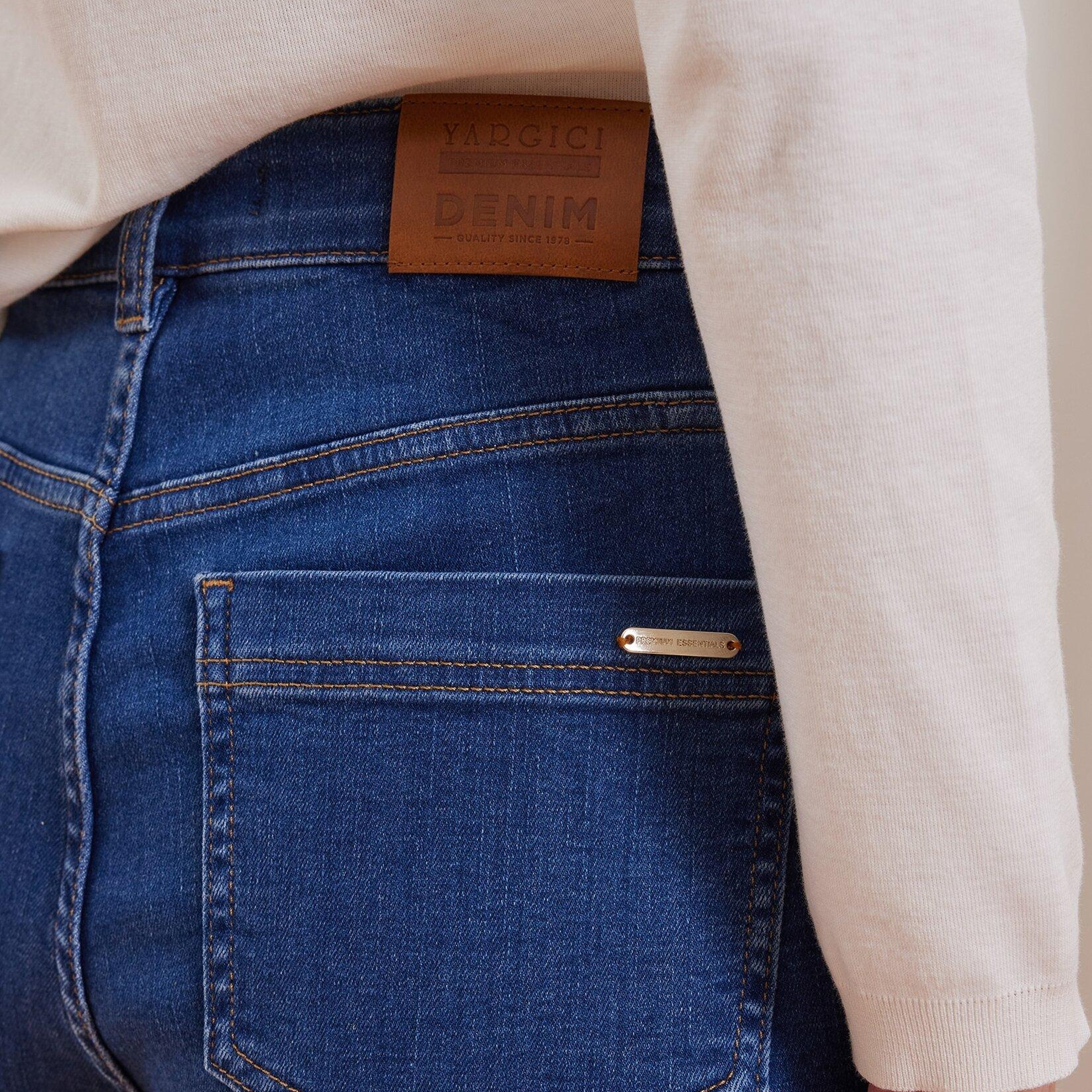 YARGICI Bol Paça Denim Pantolon