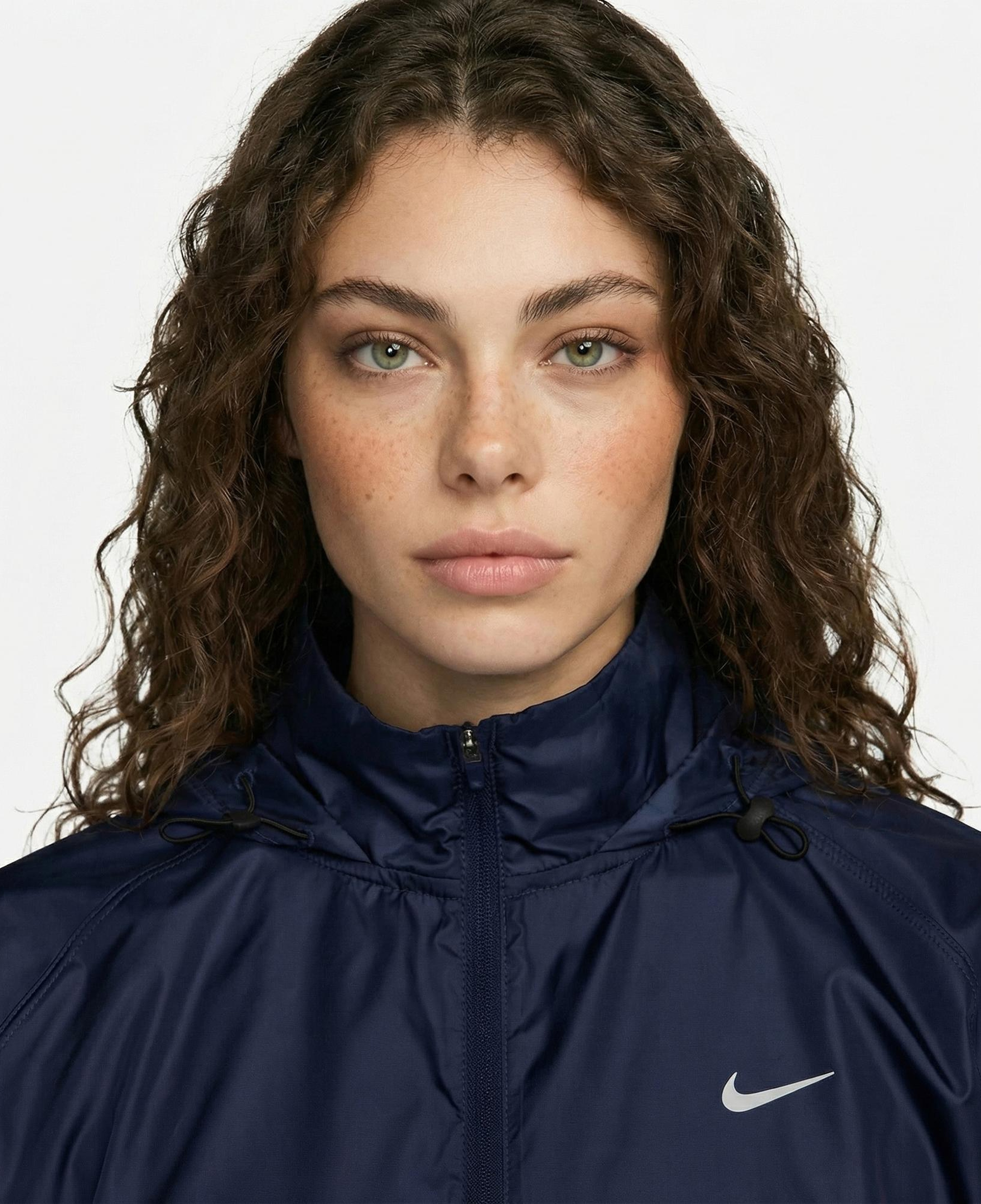 Nike Tempo Repel Kadın Lacivert Yağmurluk