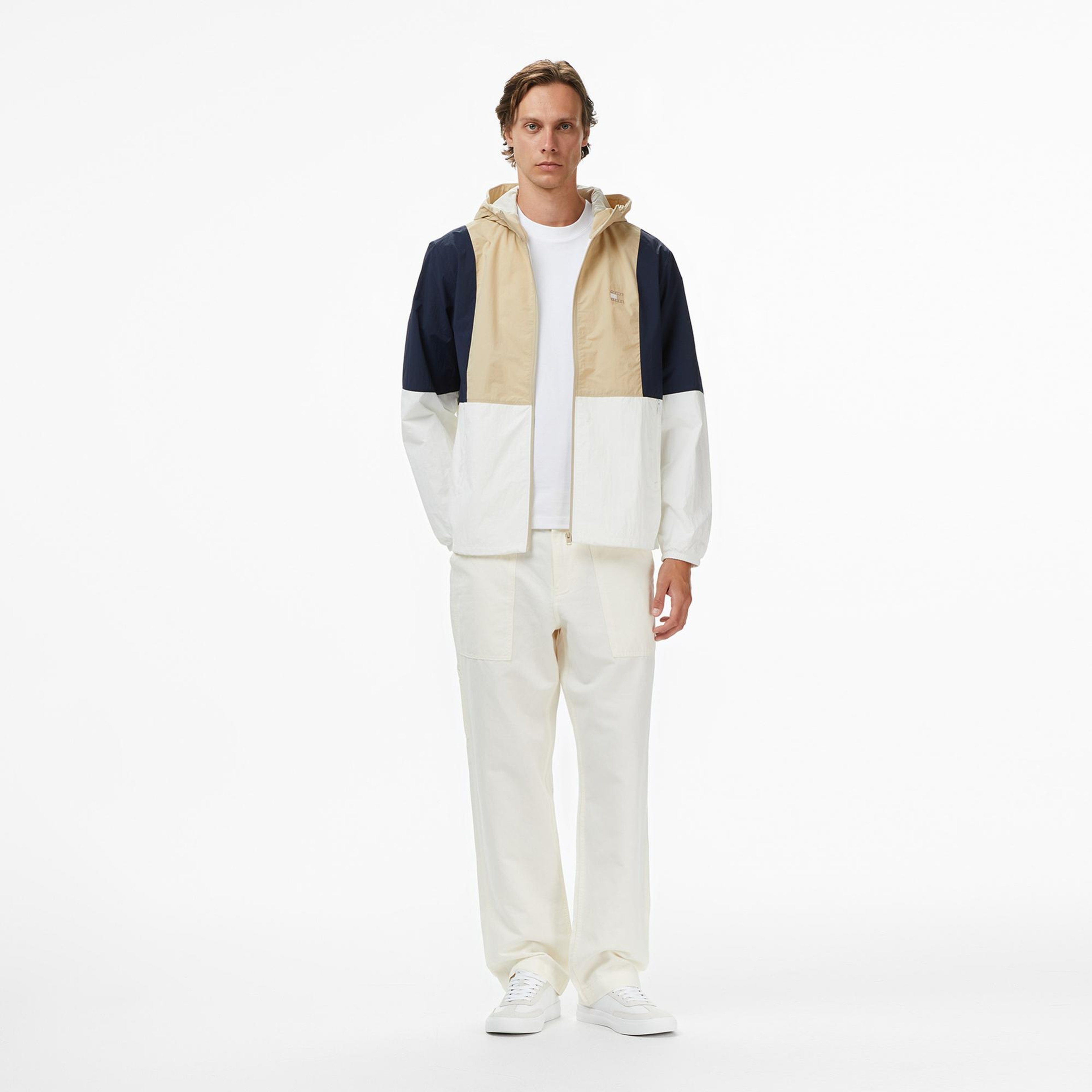 Tommy Jeans Chicago Erkek Beyaz Yağmurluk