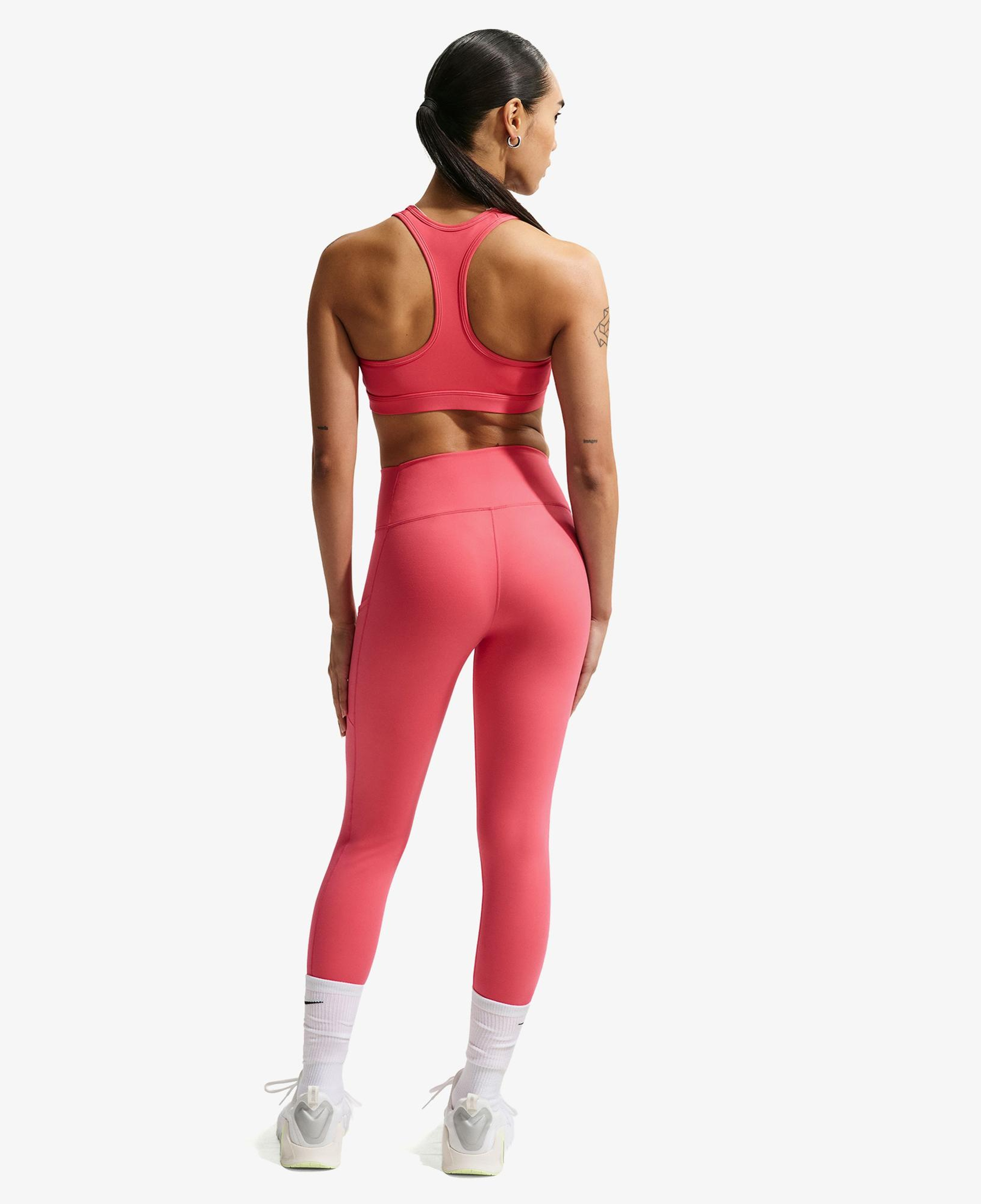 Nike Swoosh Medium Support Kadın Pembe Bra