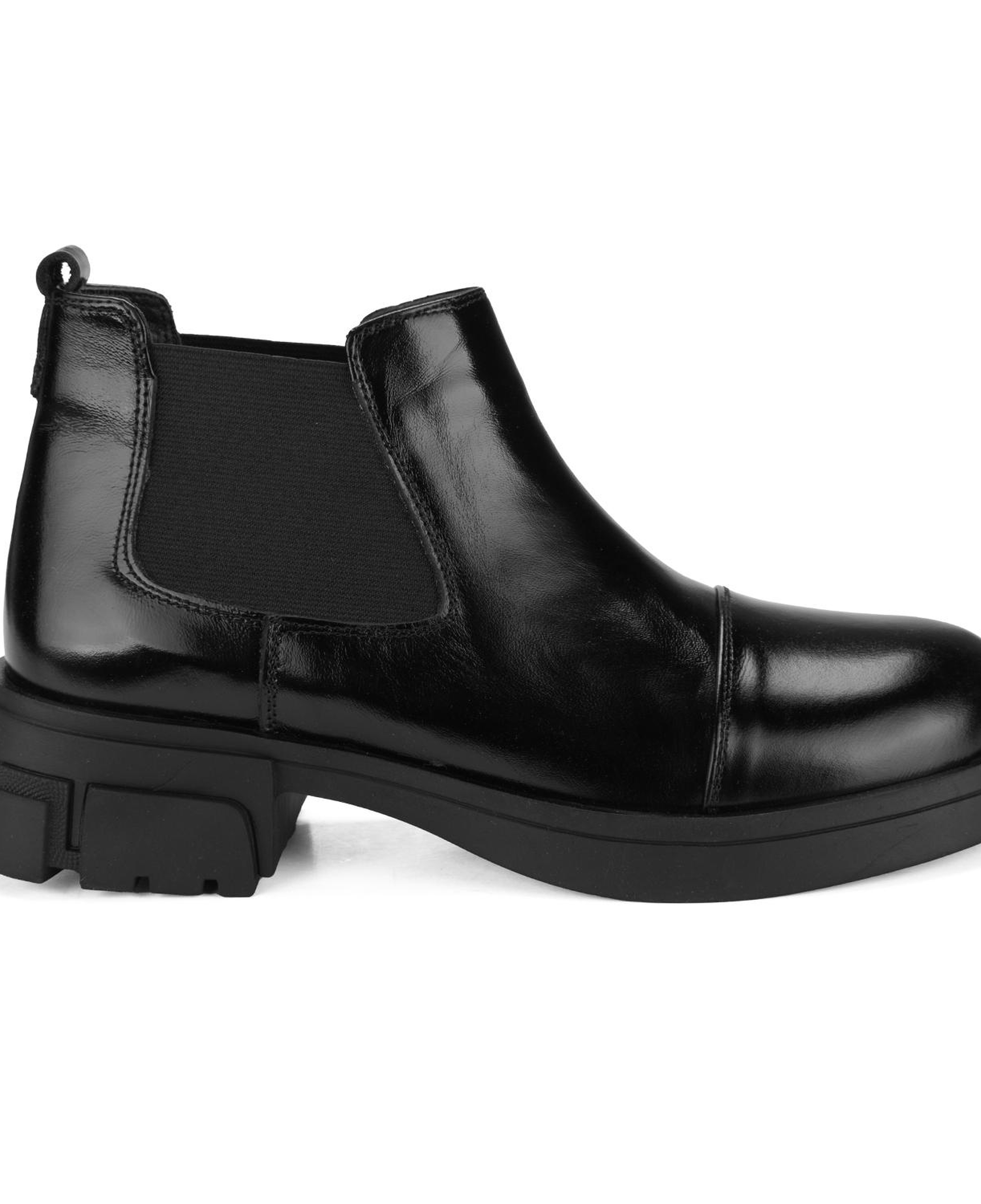 Elodie Siyah Kadın Deri Bot