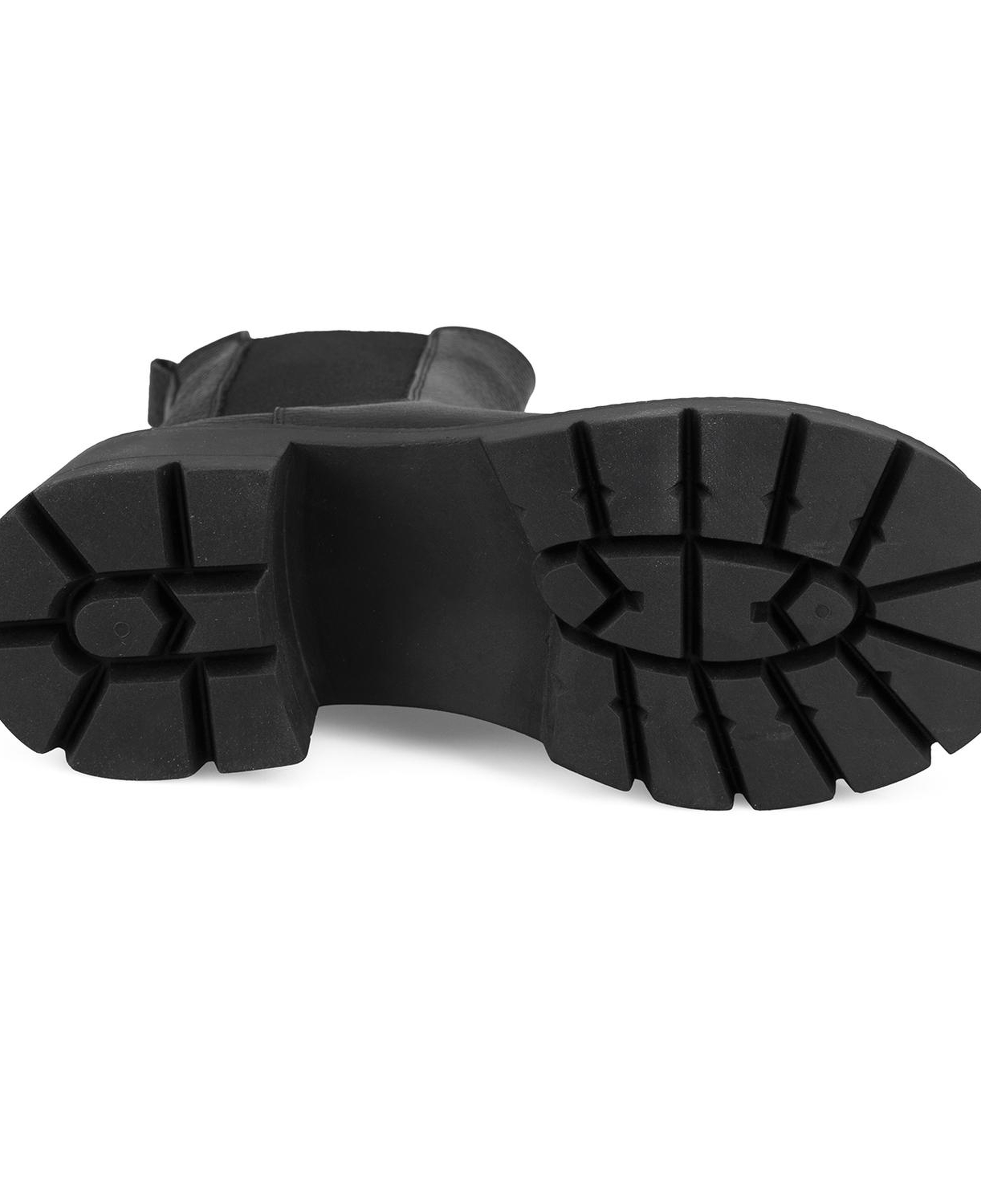 Kadın Siyah Topuklu Deri Bot