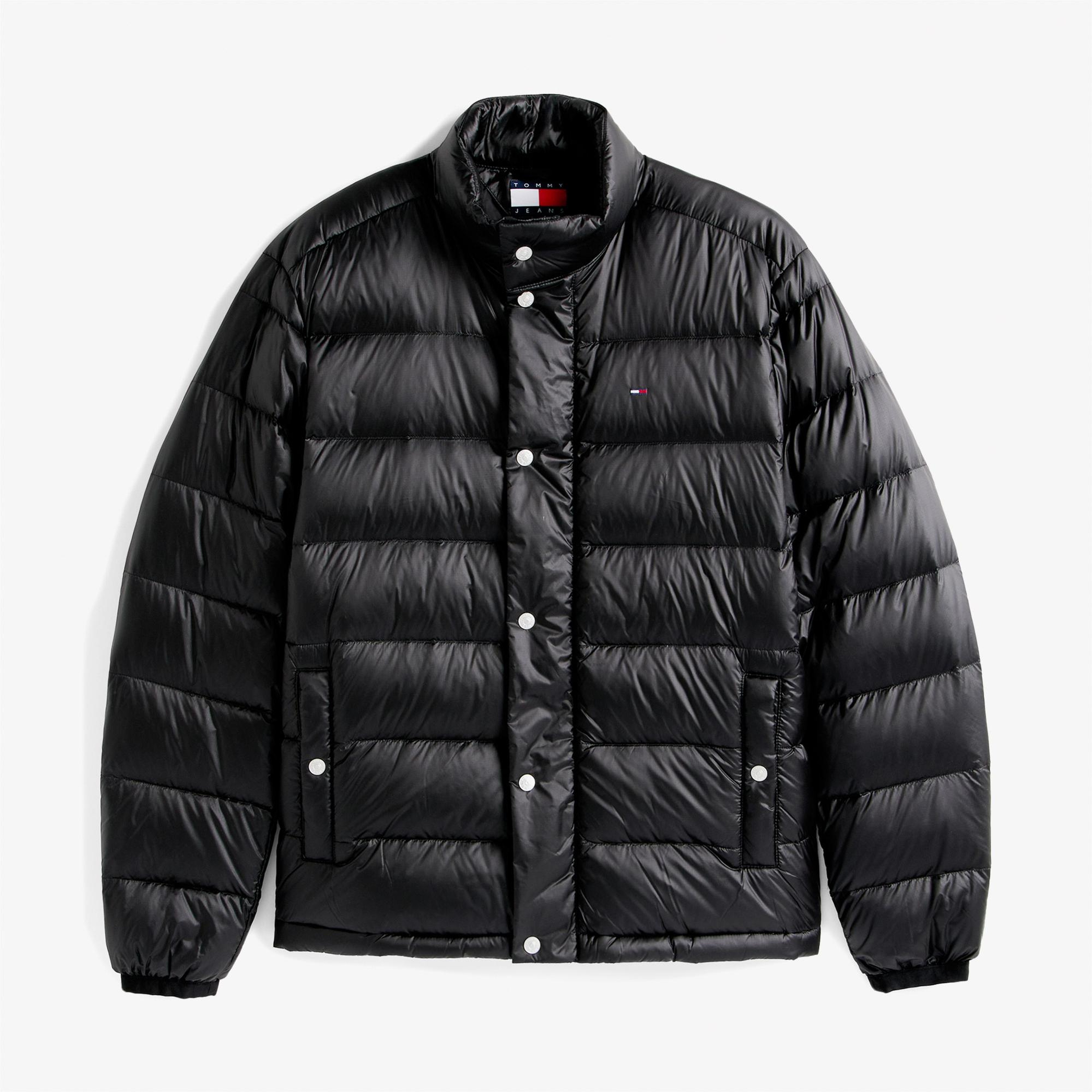 Tommy Jeans Light Down Erkek Puffer Siyah Mont