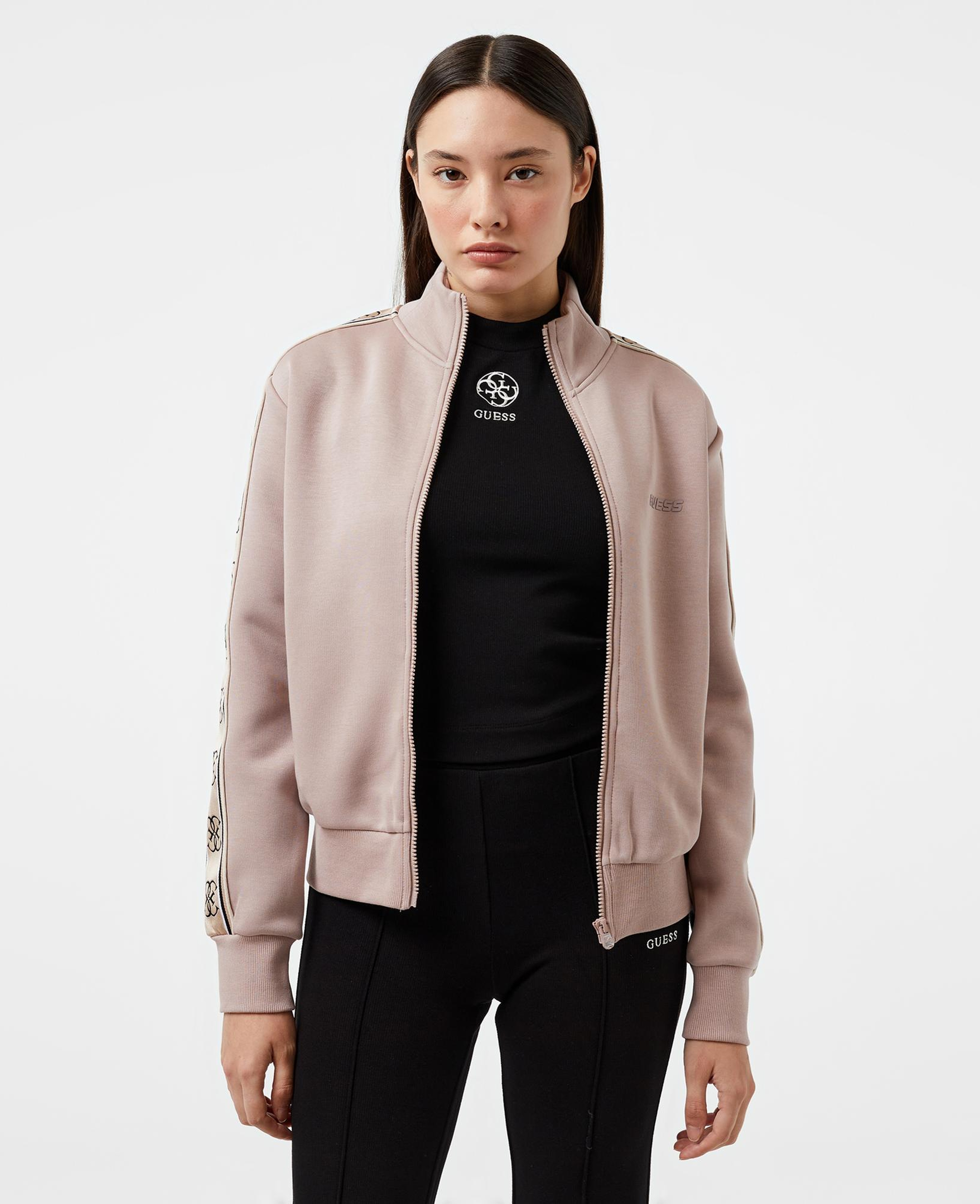 Guess Britney Kadın Pembe Sweatshirt