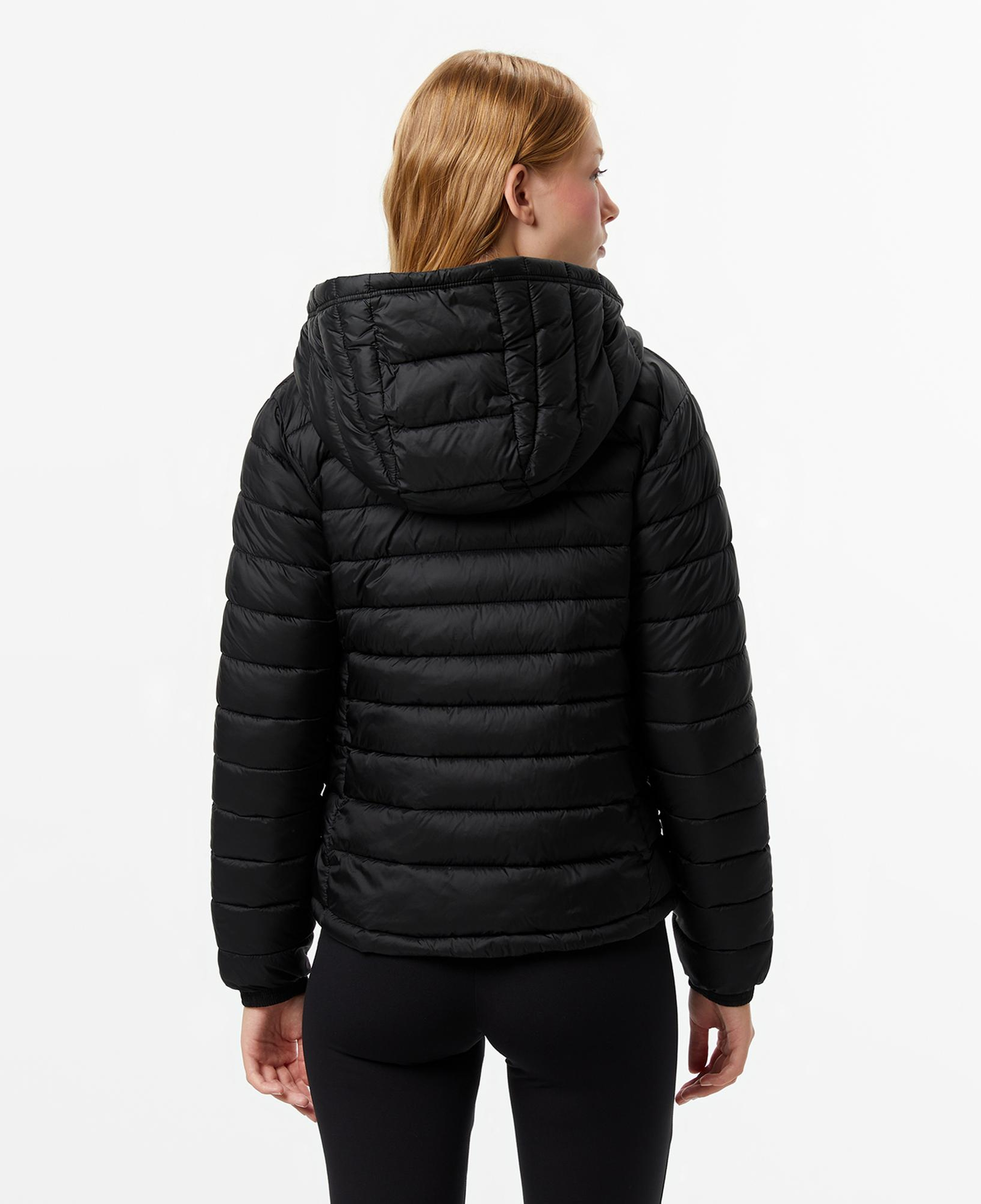 Guess Hooded Kadın Siyah Mont