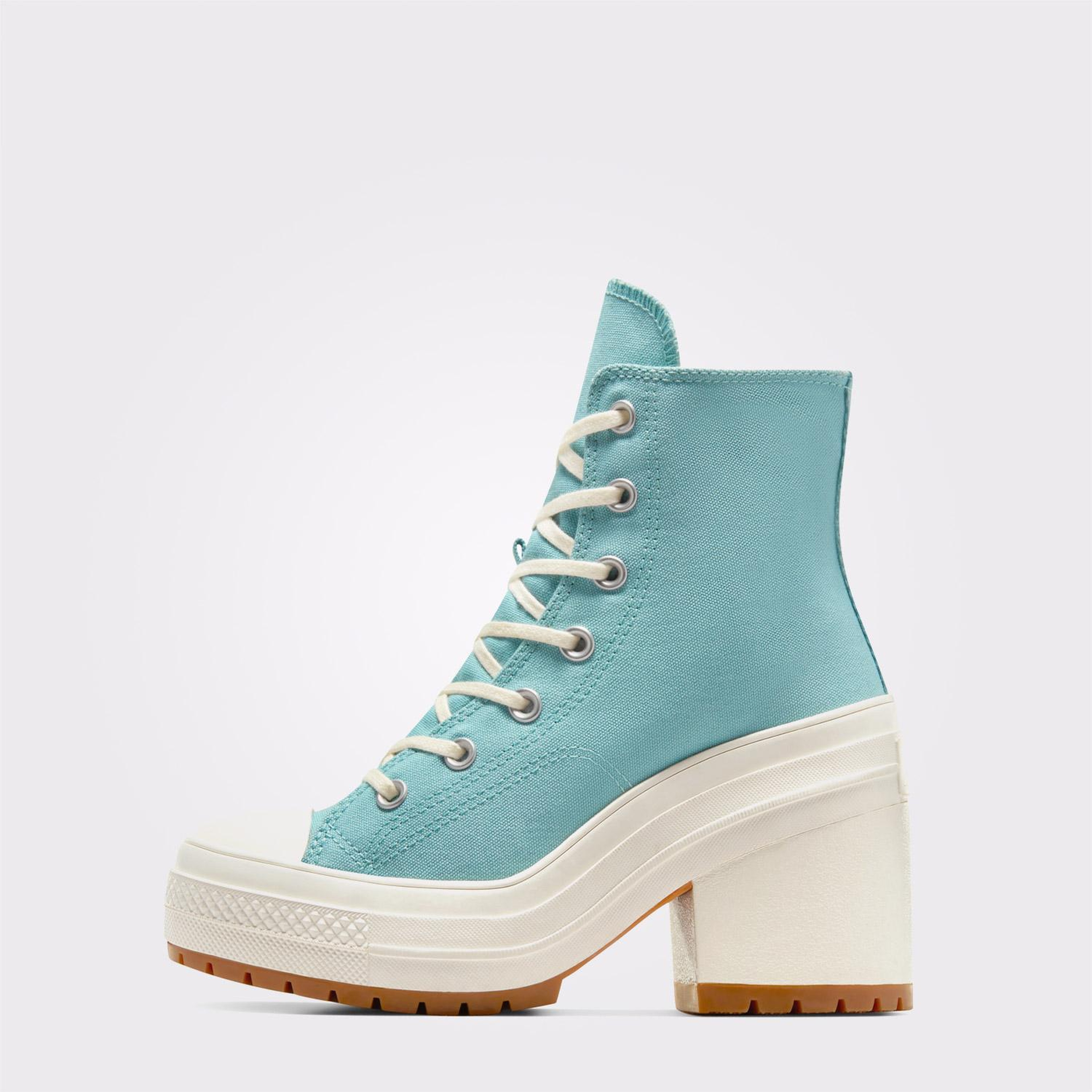 Converse Chuck 70 De Luxe Heel Unisex Mavi Platform Sneaker