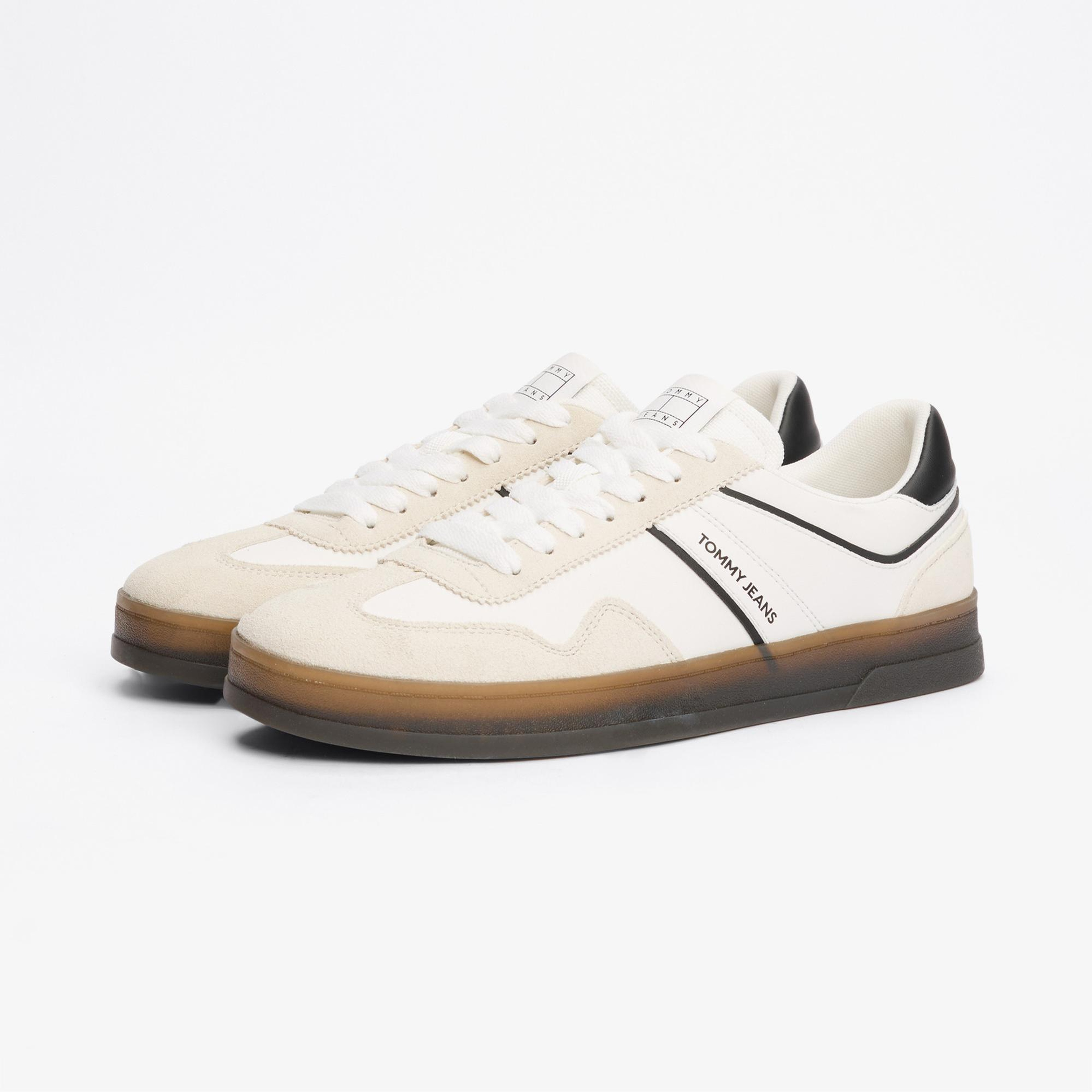 Tommy Hilfiger The Greenwich Leather Erkek Beyaz Sneaker