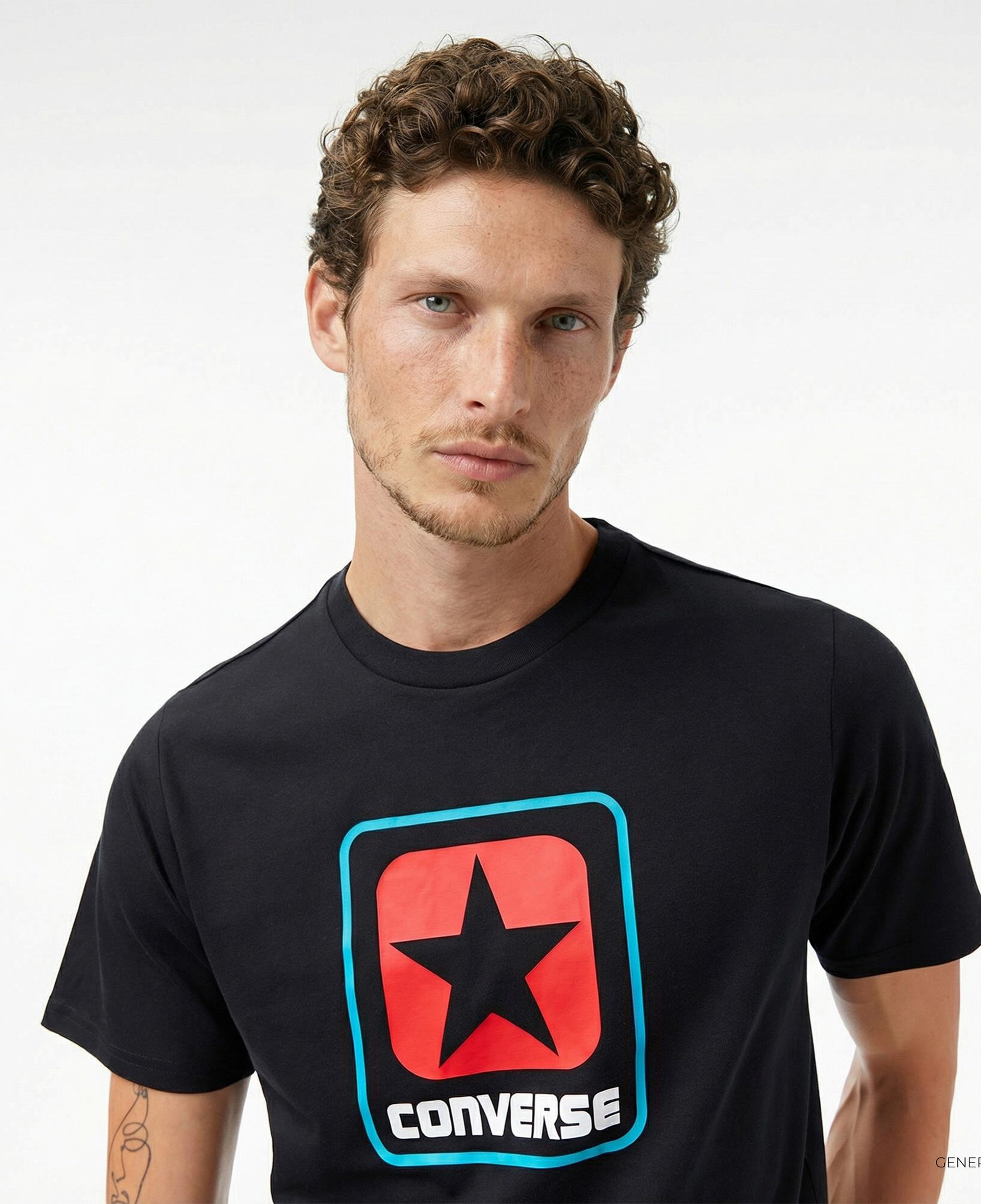 Converse Erkek Siyah T-Shirt