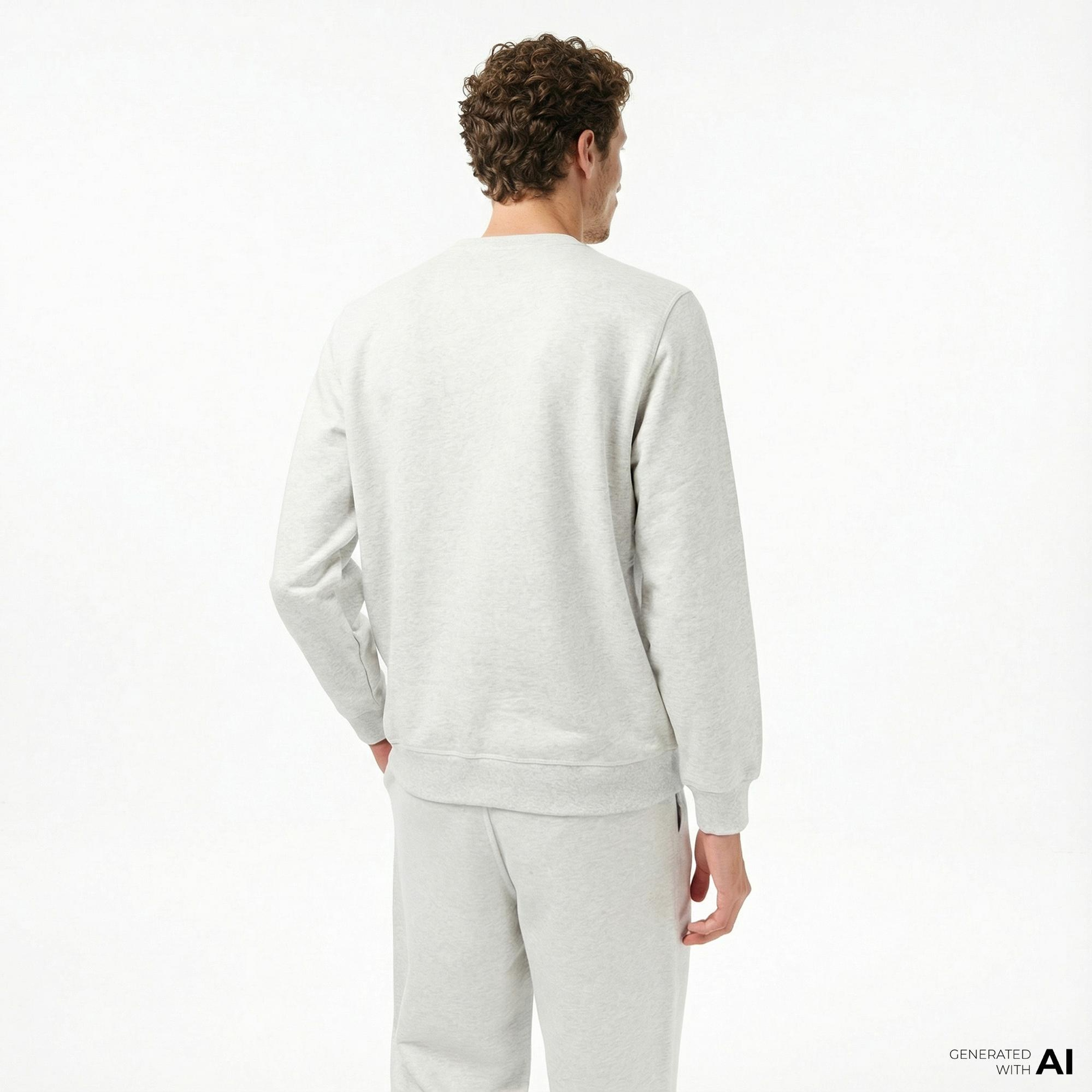 Converse Erkek Gri Sweatshirt