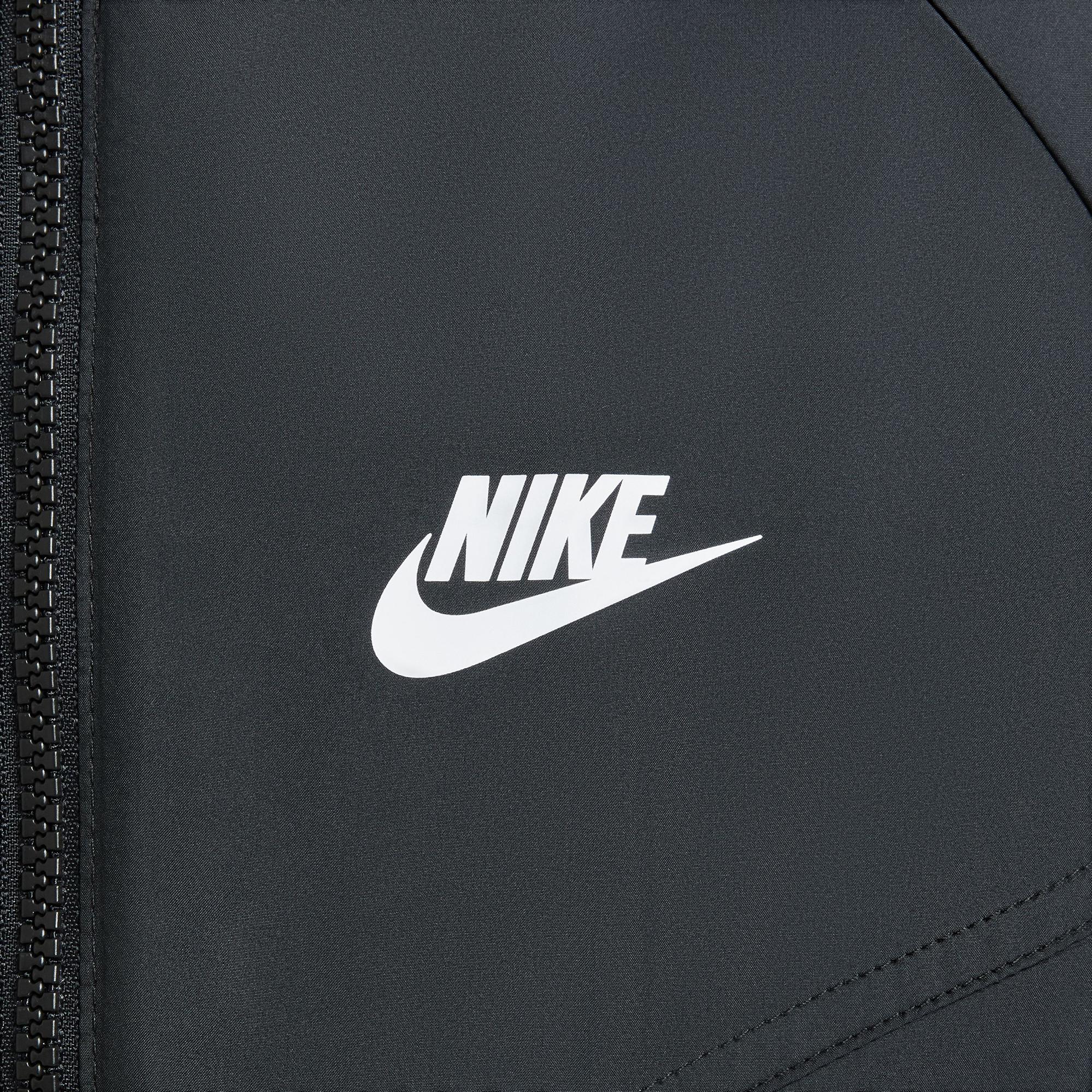 Nike Sportswear Windrunner Çocuk Siyah Yağmurluk