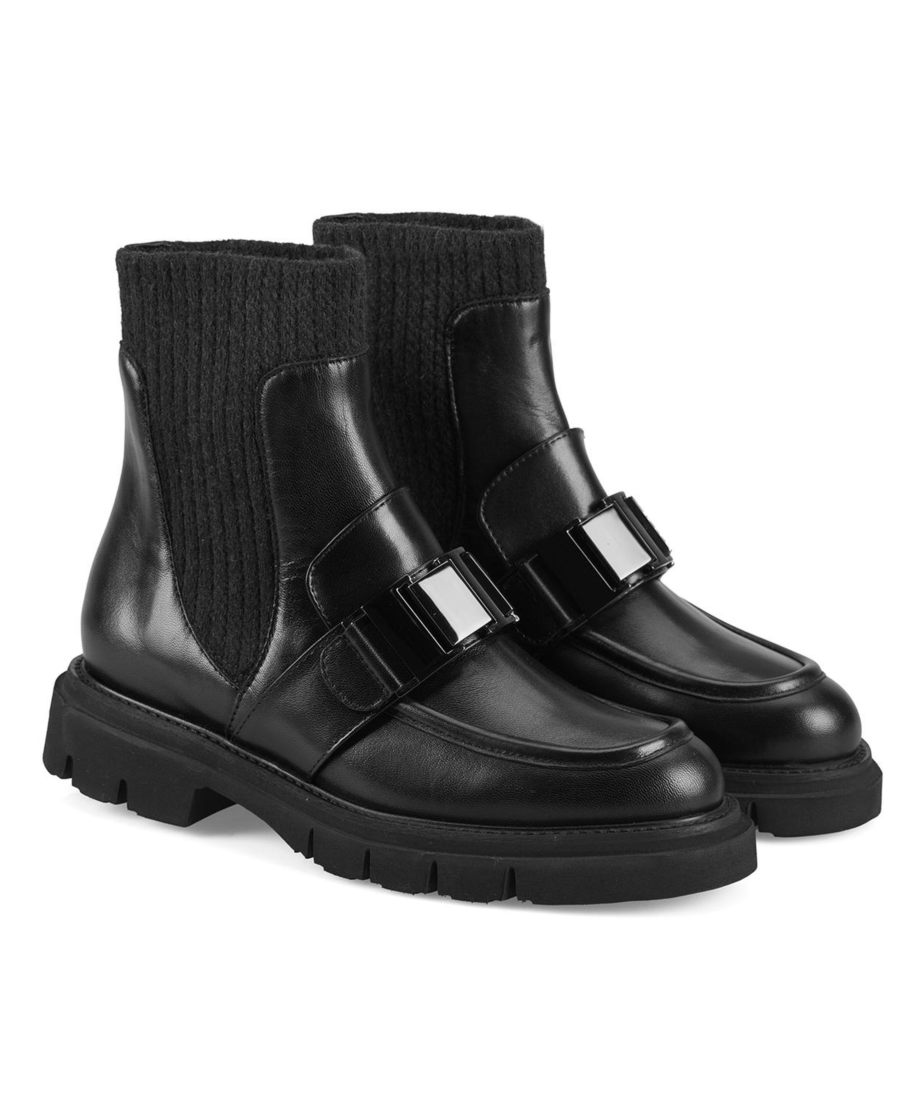 Luca Grossi Fosca Siyah Kadın Toka Detaylı Bot