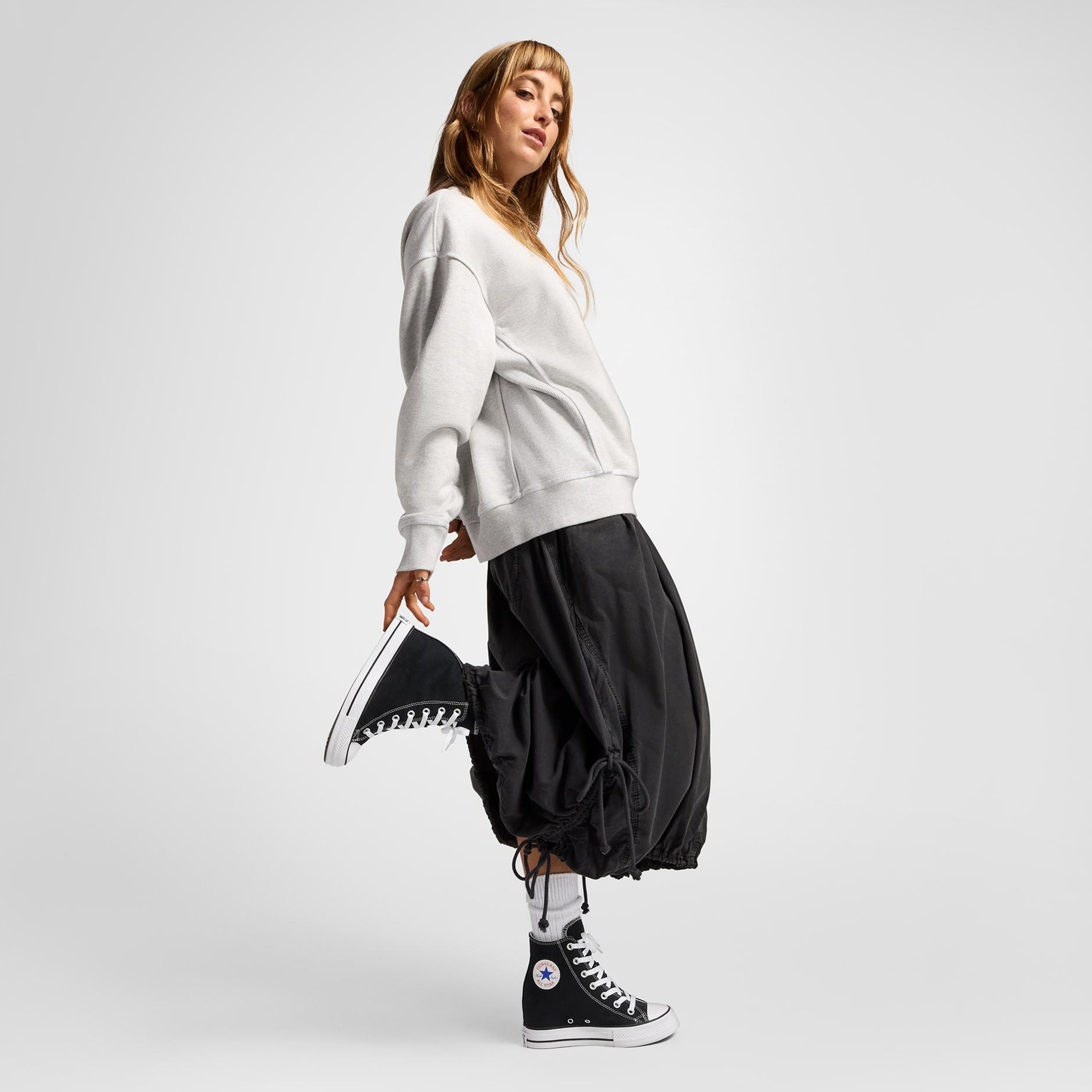 Converse Chuck Taylor All Star Wedge Kadın Siyah Platform Sneaker