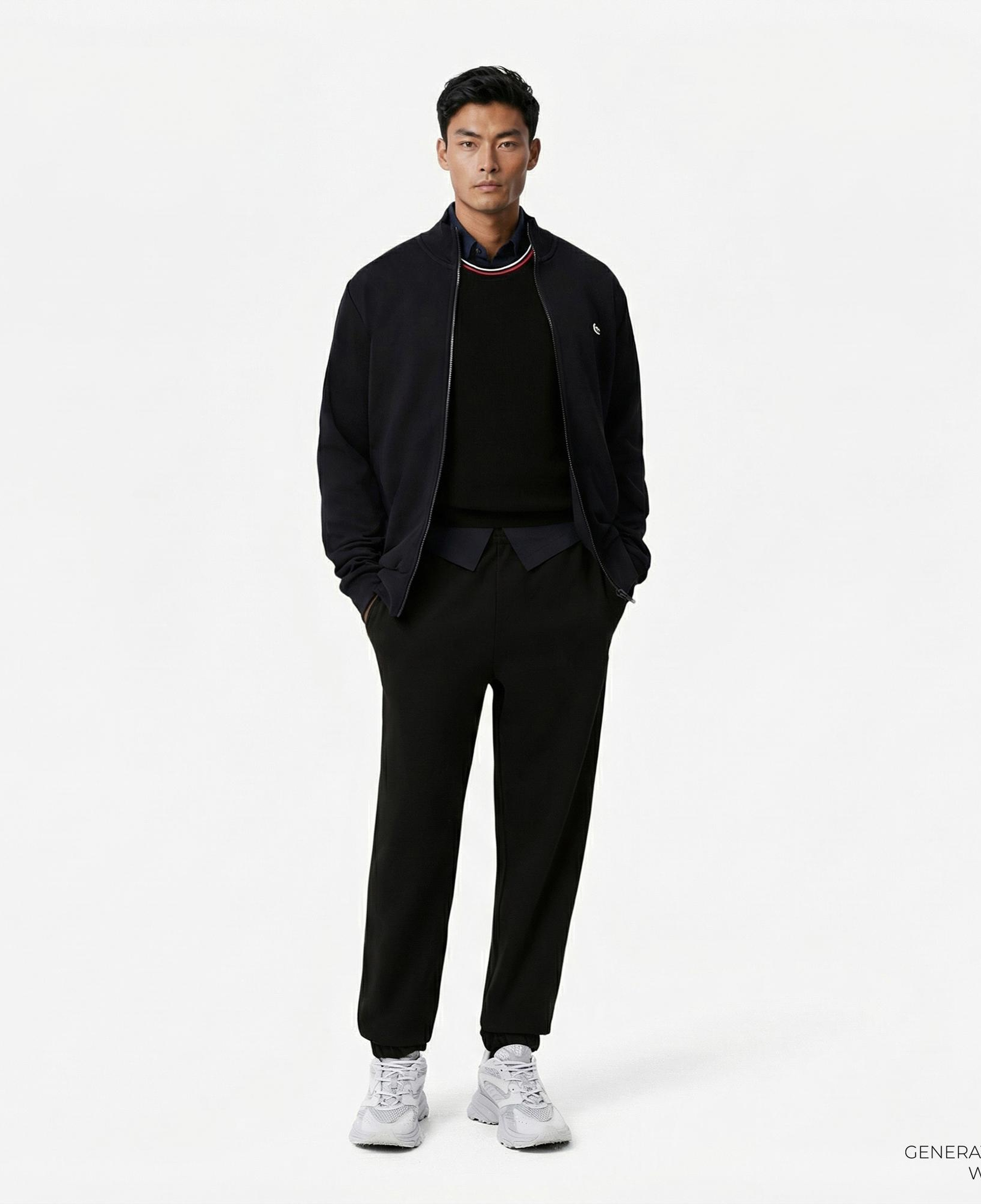 Lacoste Erkek Regular Fit Siyah Eşofman Altı