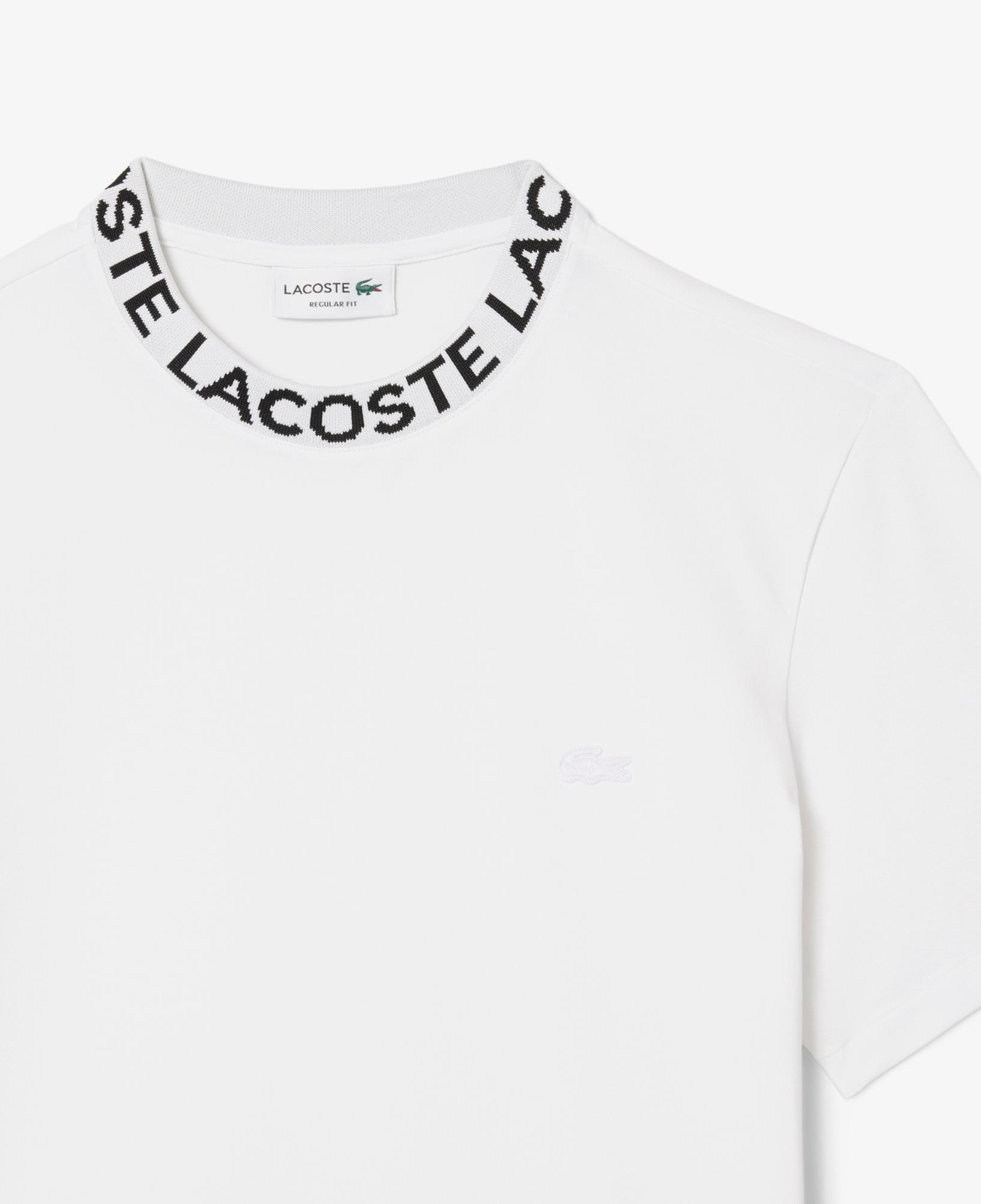 Lacoste Erkek Regular Fit Bisiklet Yaka Beyaz T-Shirt