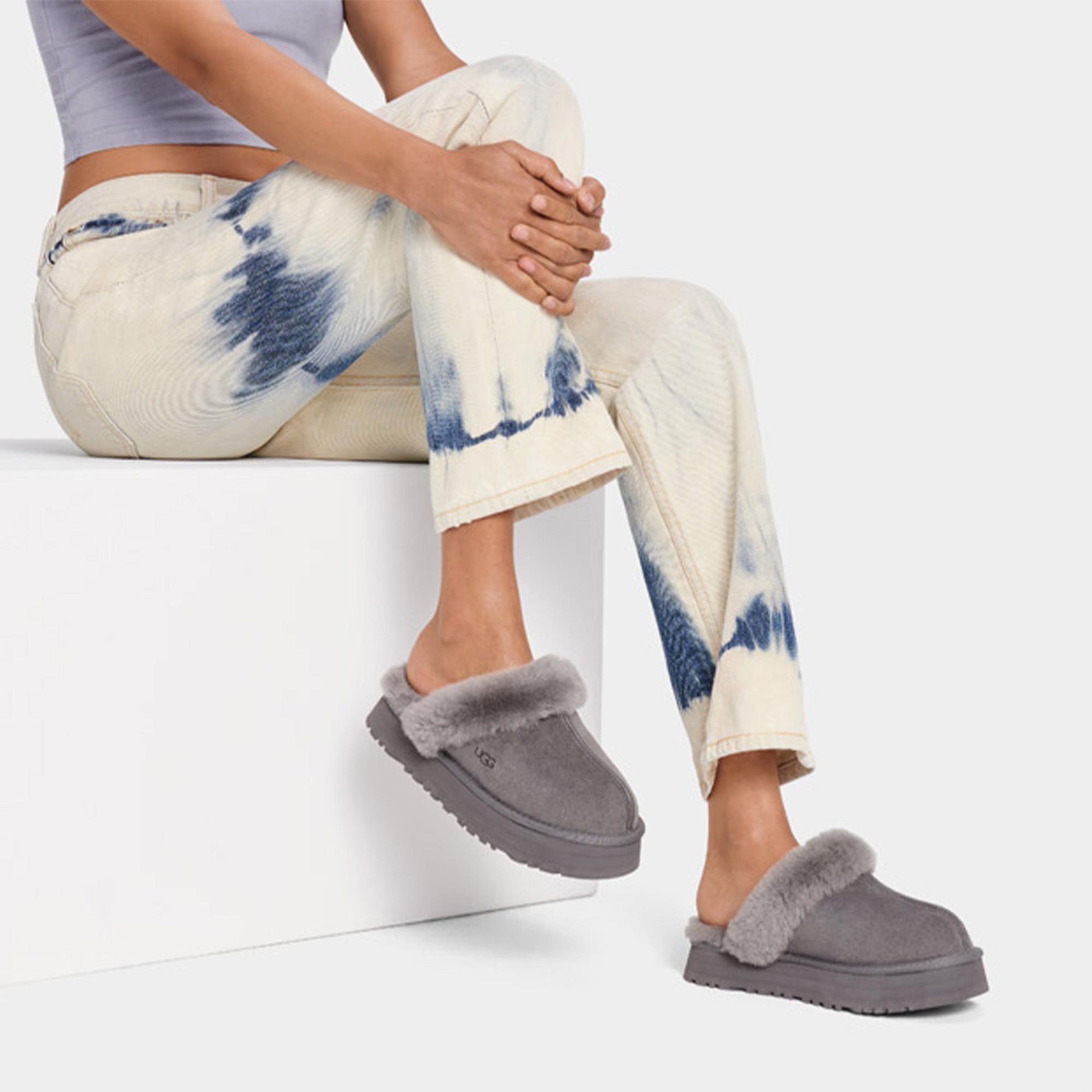 UGG Disquette Kadın Gri Terlik