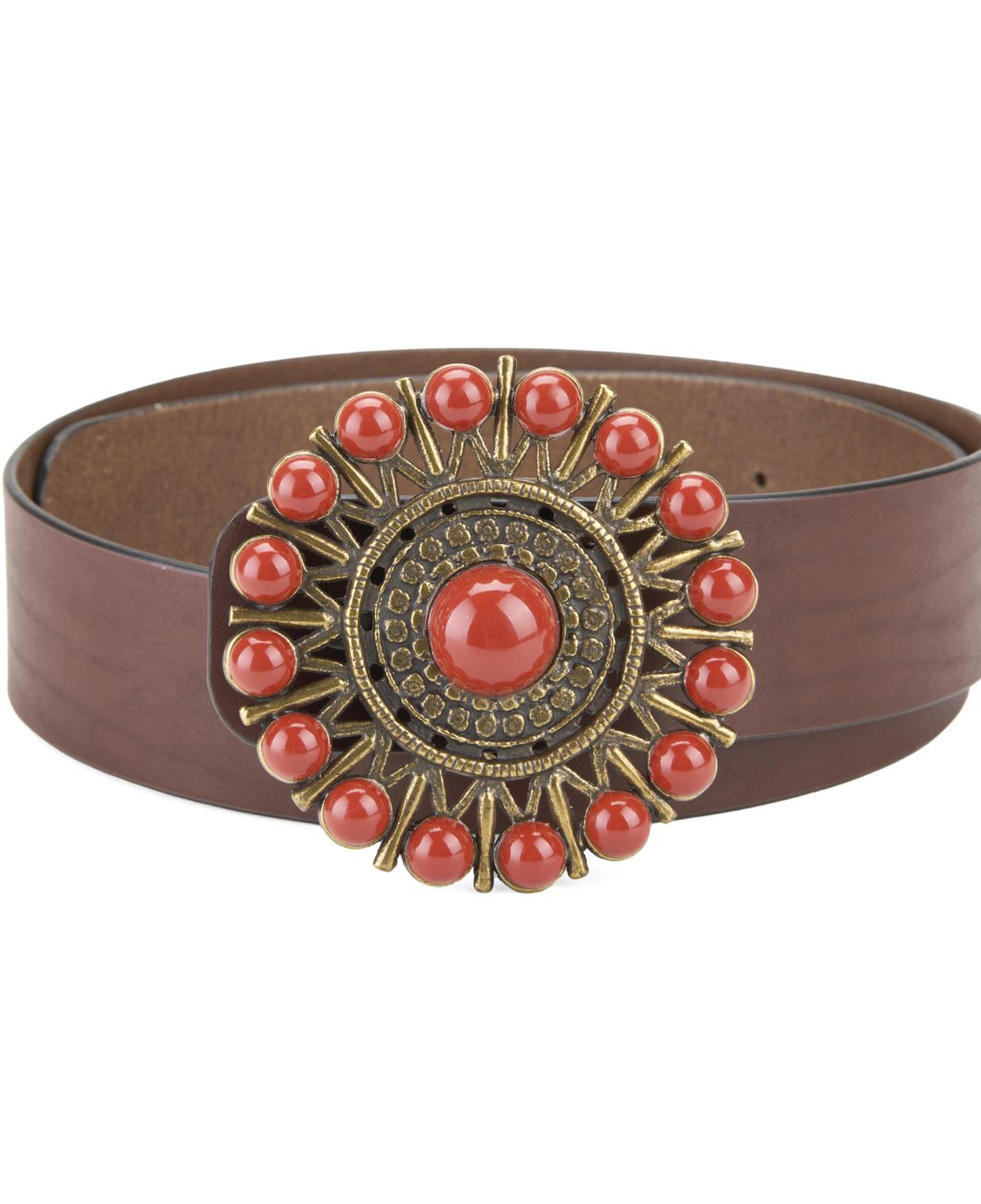 Ember Kahve Kadın Deri Kemer