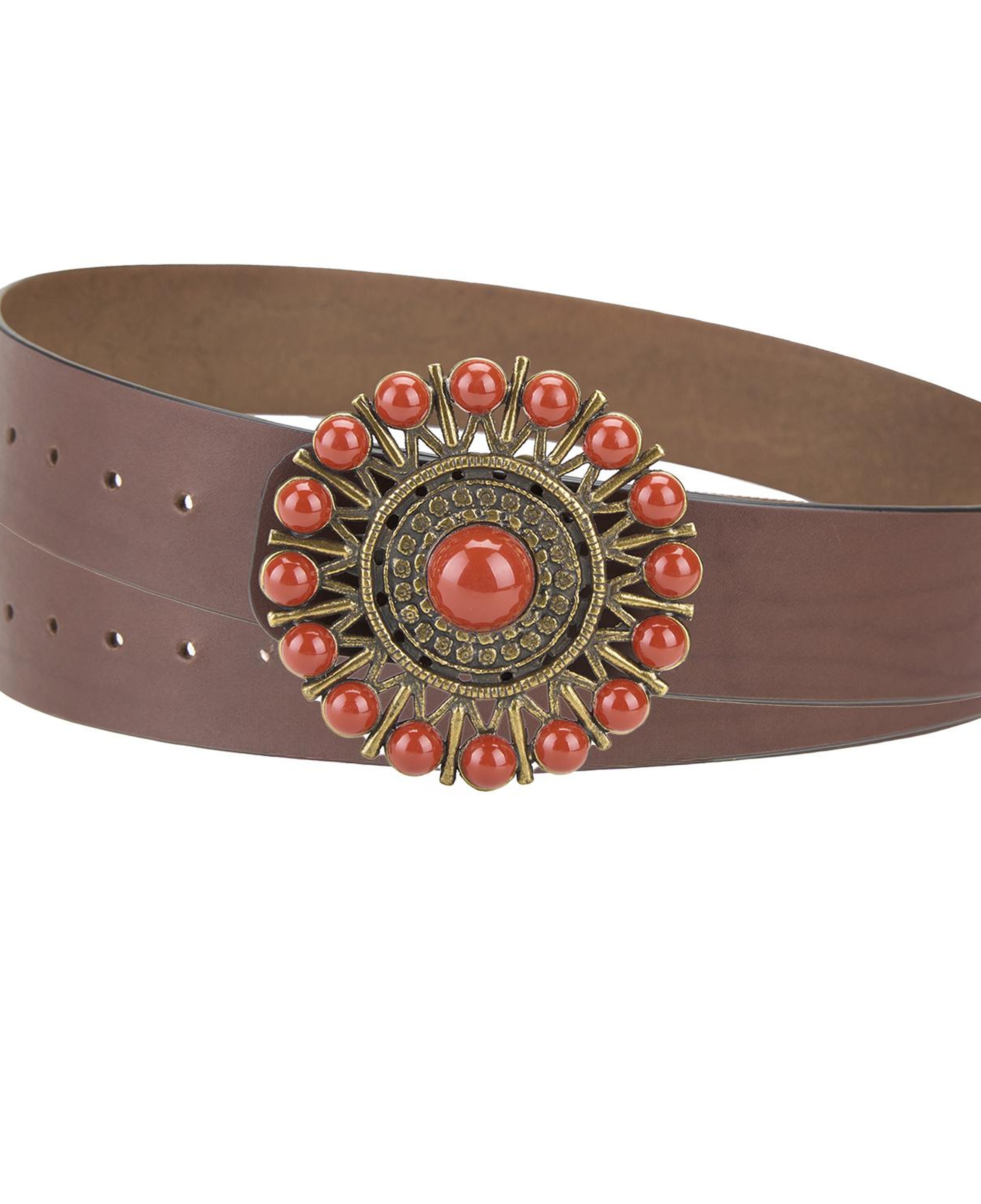 Ember Kahve Kadın Deri Kemer