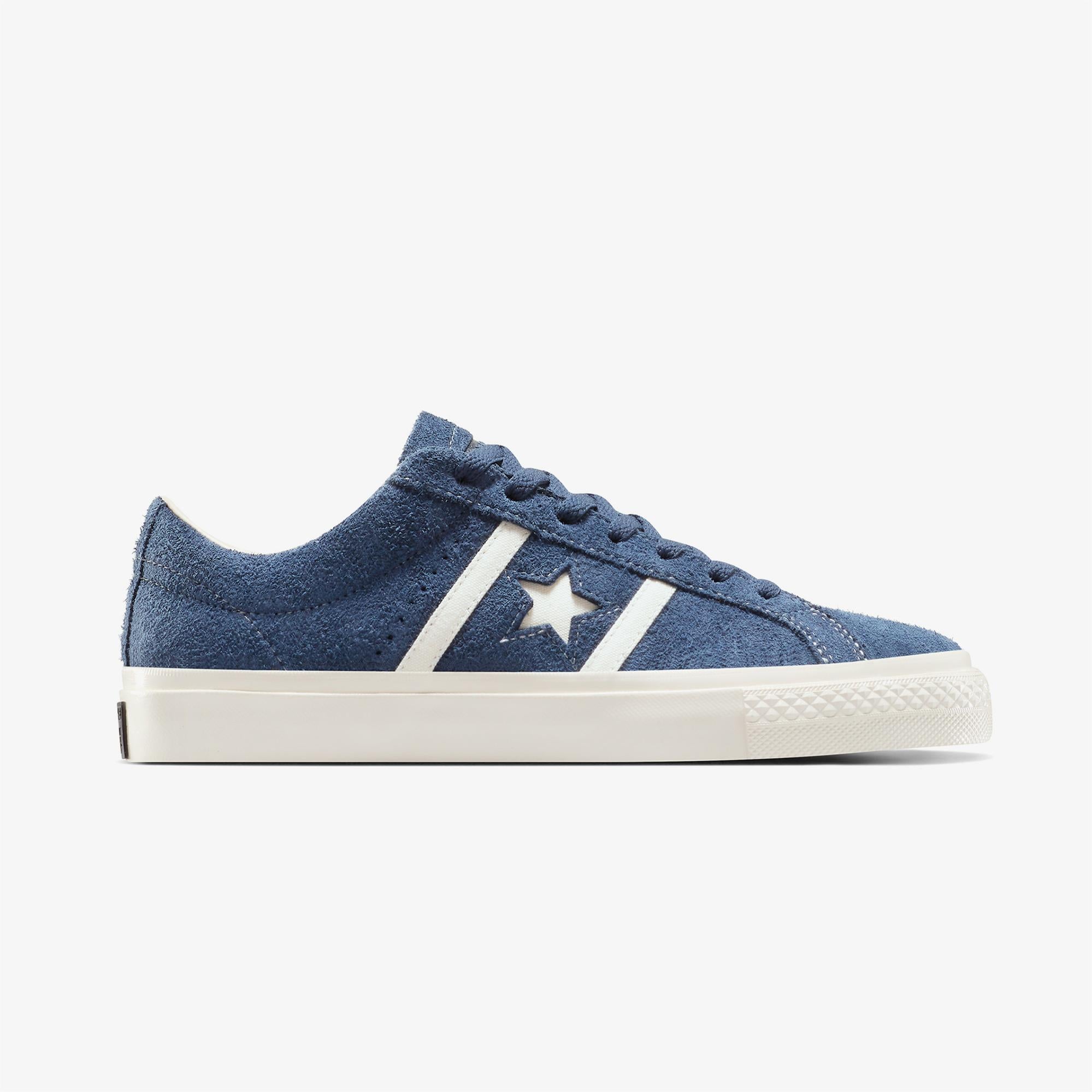 Converse One Star Academy Pro Unisex Lacivert Süet Sneaker