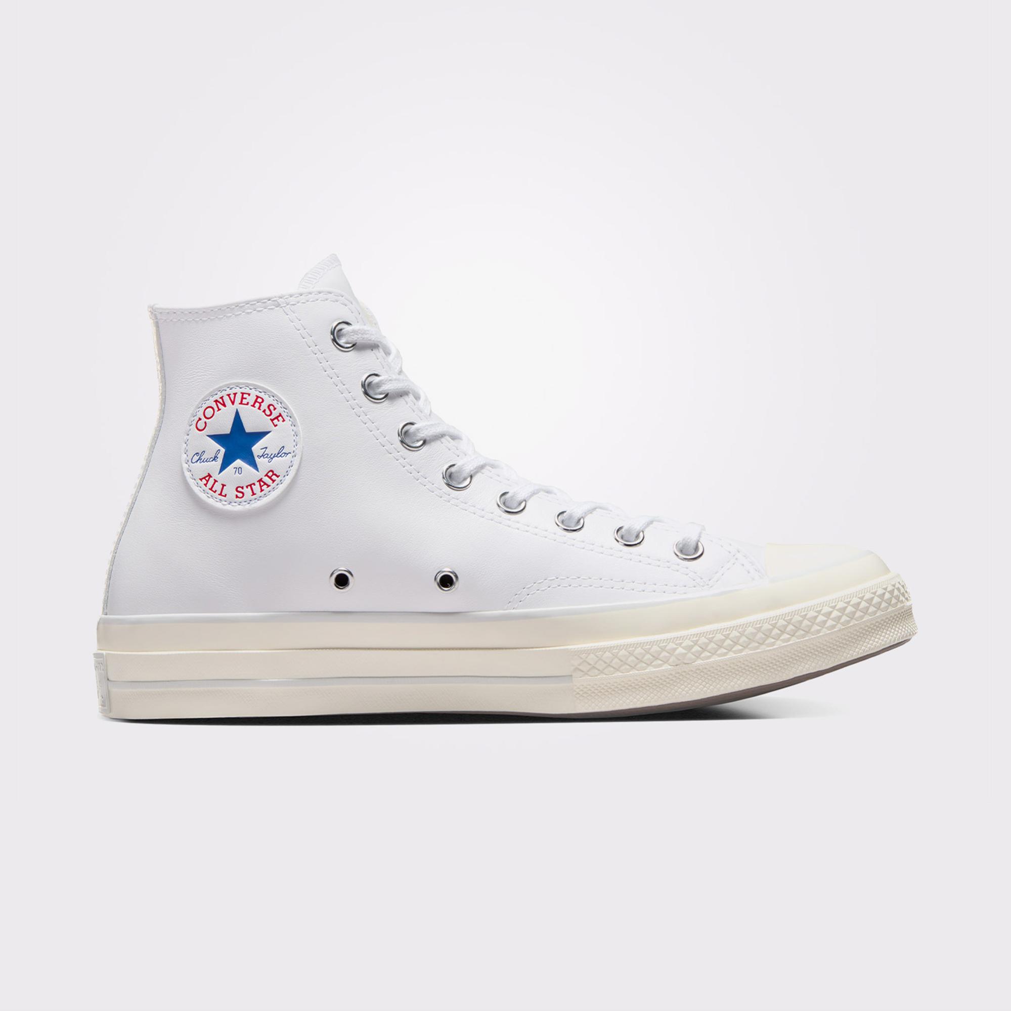 Converse Chuck 70 Unisex Beyaz Deri Sneaker