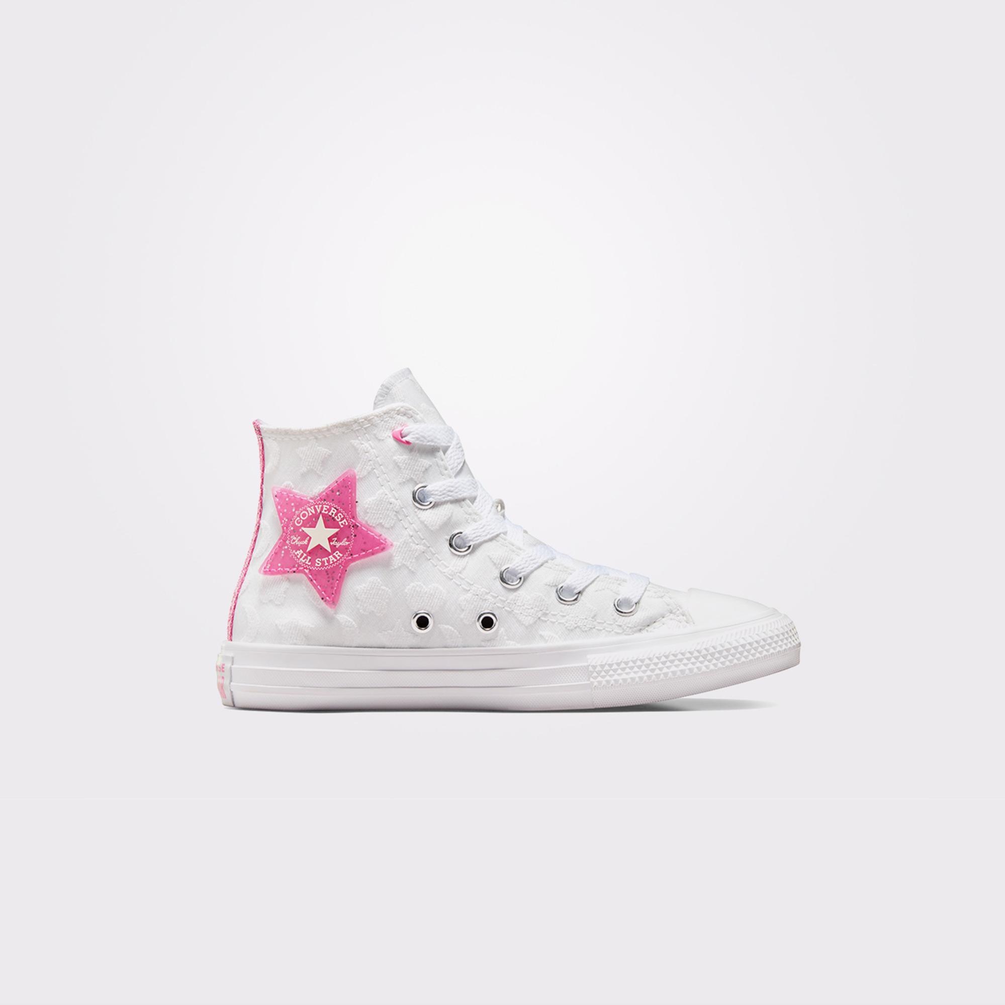 Converse Chuck Taylor All Star Sparkle Çocuk Beyaz Sneaker