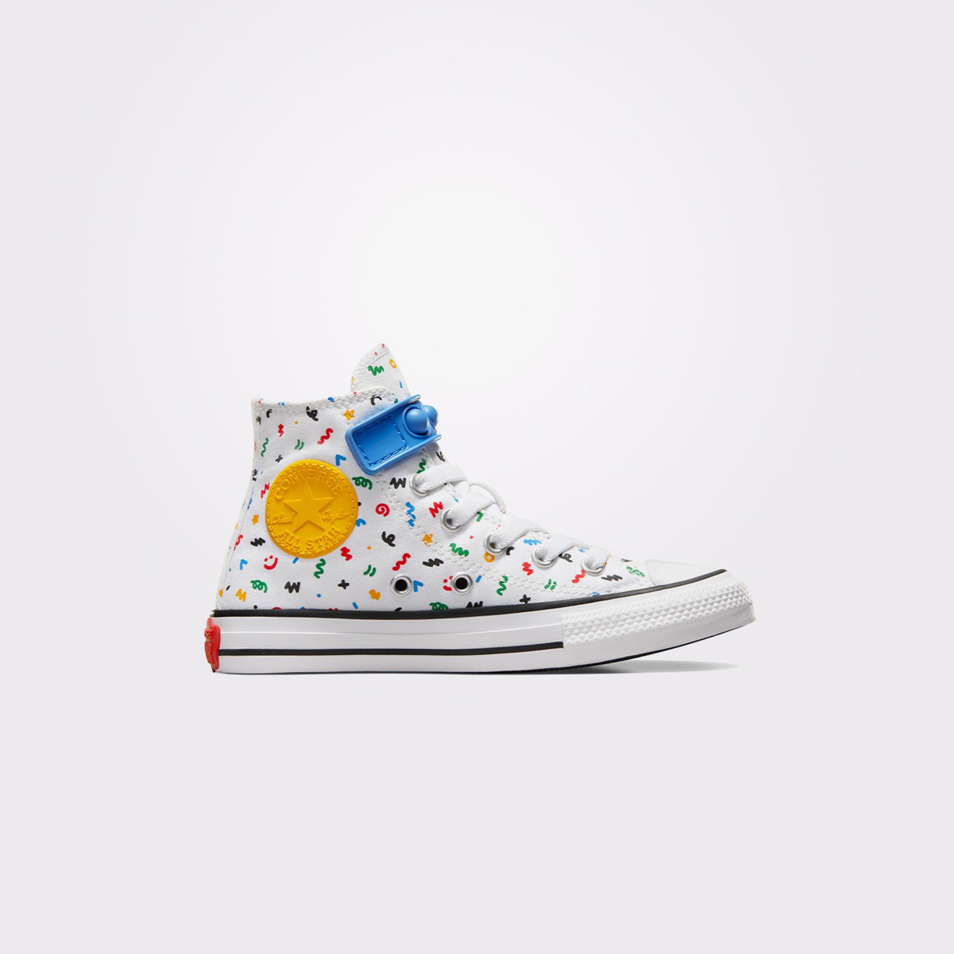 Converse Chuck Taylor All Star Doodles Çocuk Beyaz Sneaker