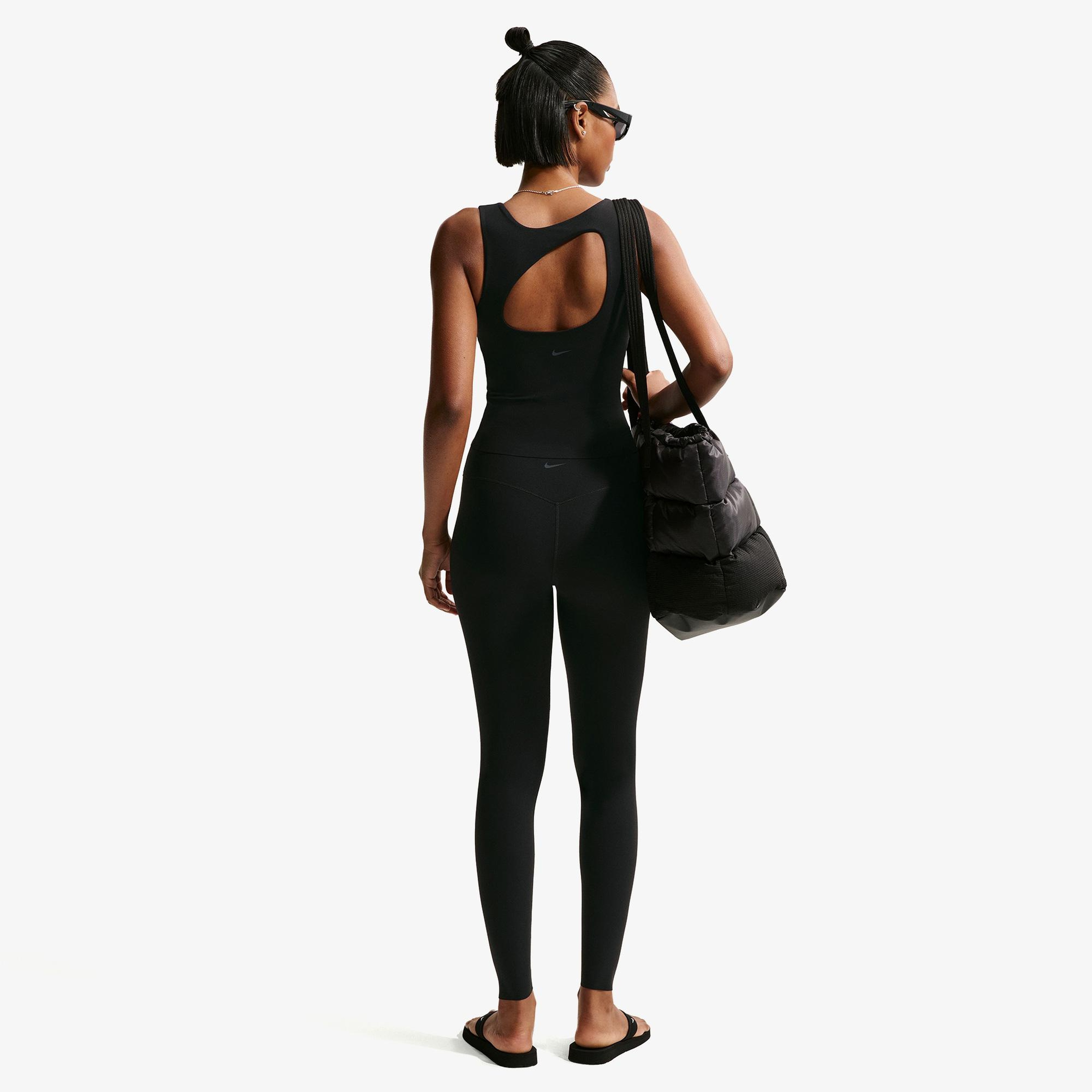 Nike Dri-Fit Zenvy Yüksek Belli Kadın Siyah Tayt