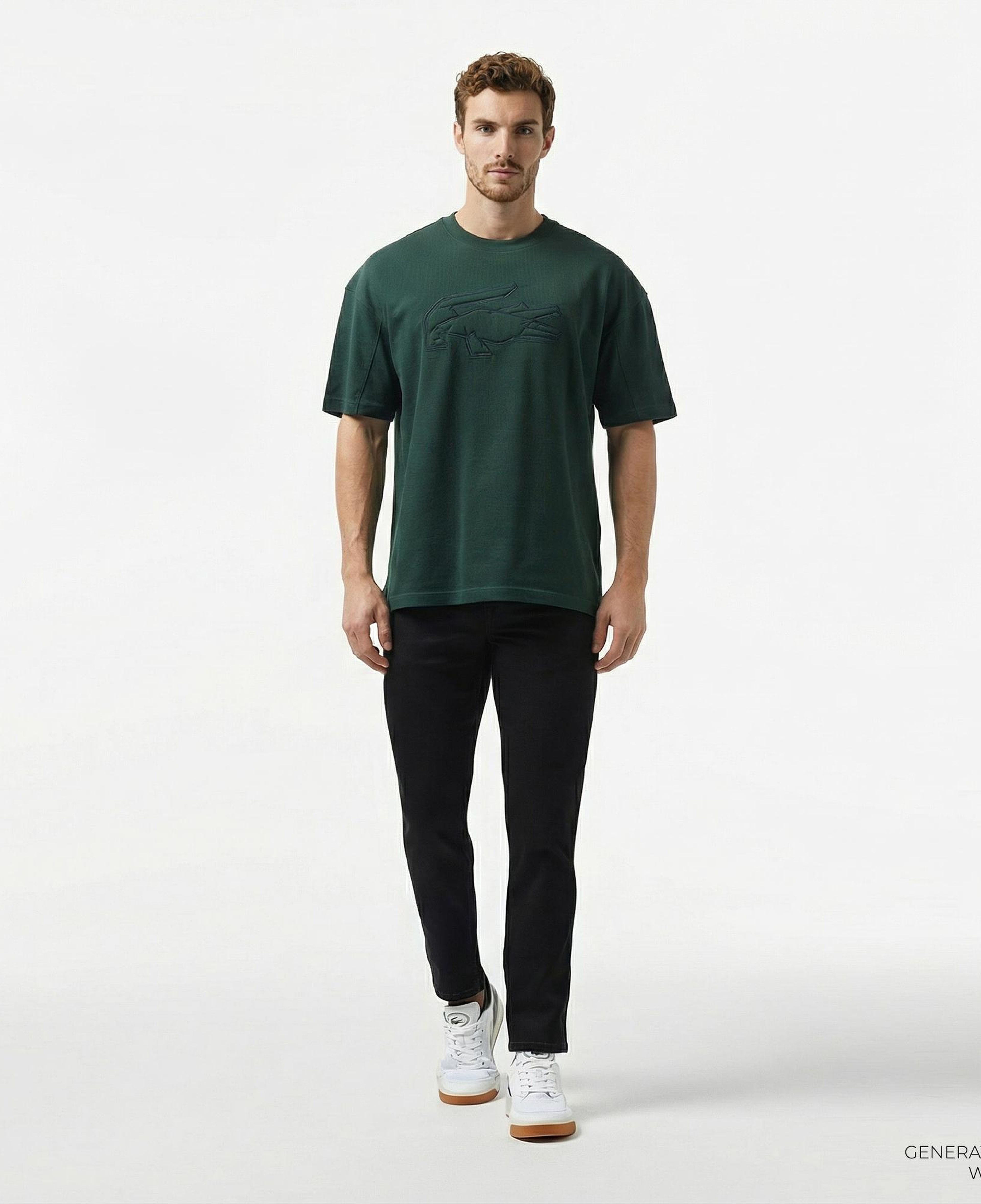 Lacoste Erkek Slim Fit Siyah Jean Pantolon