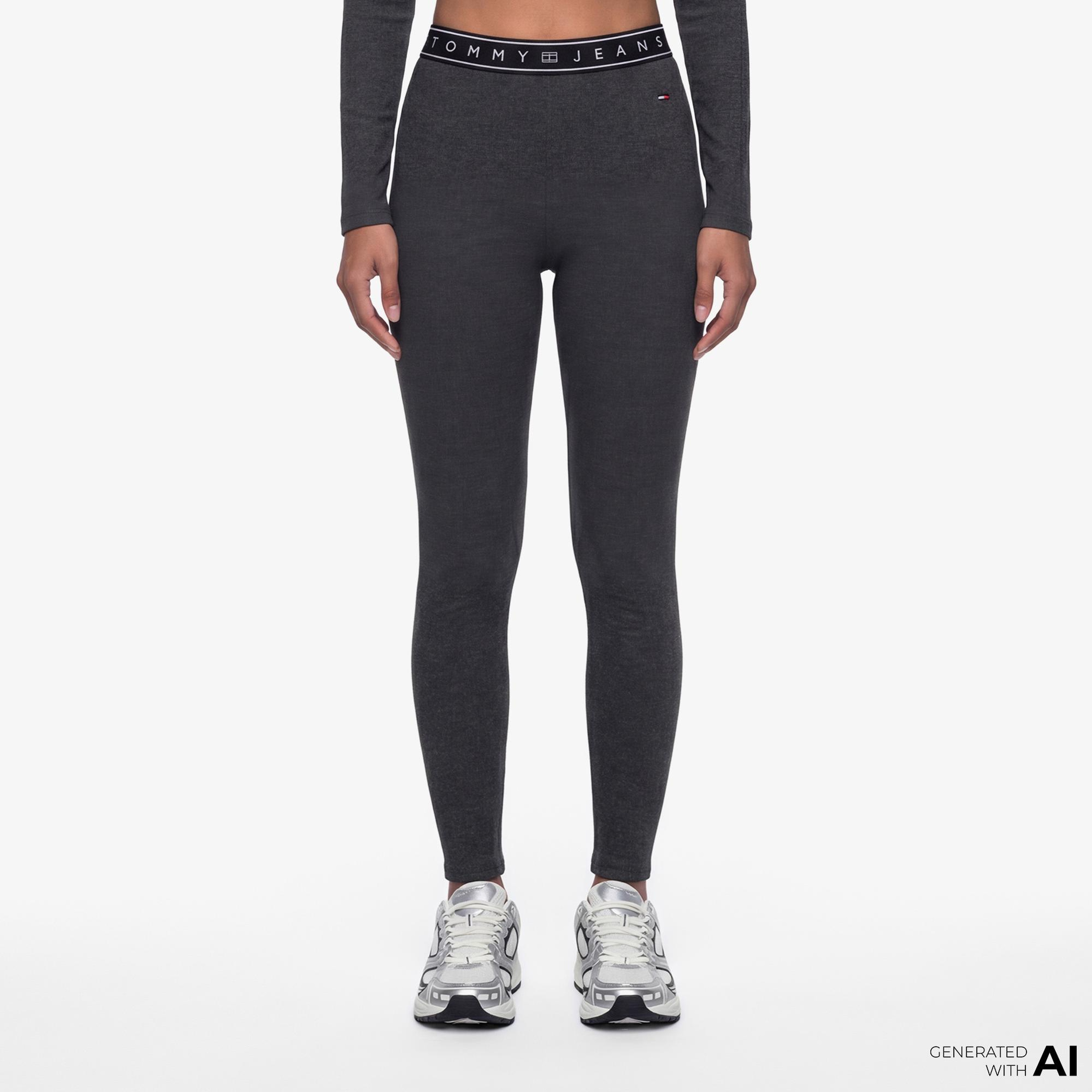 Tommy Hilfiger D3 Kadın Gri Tayt