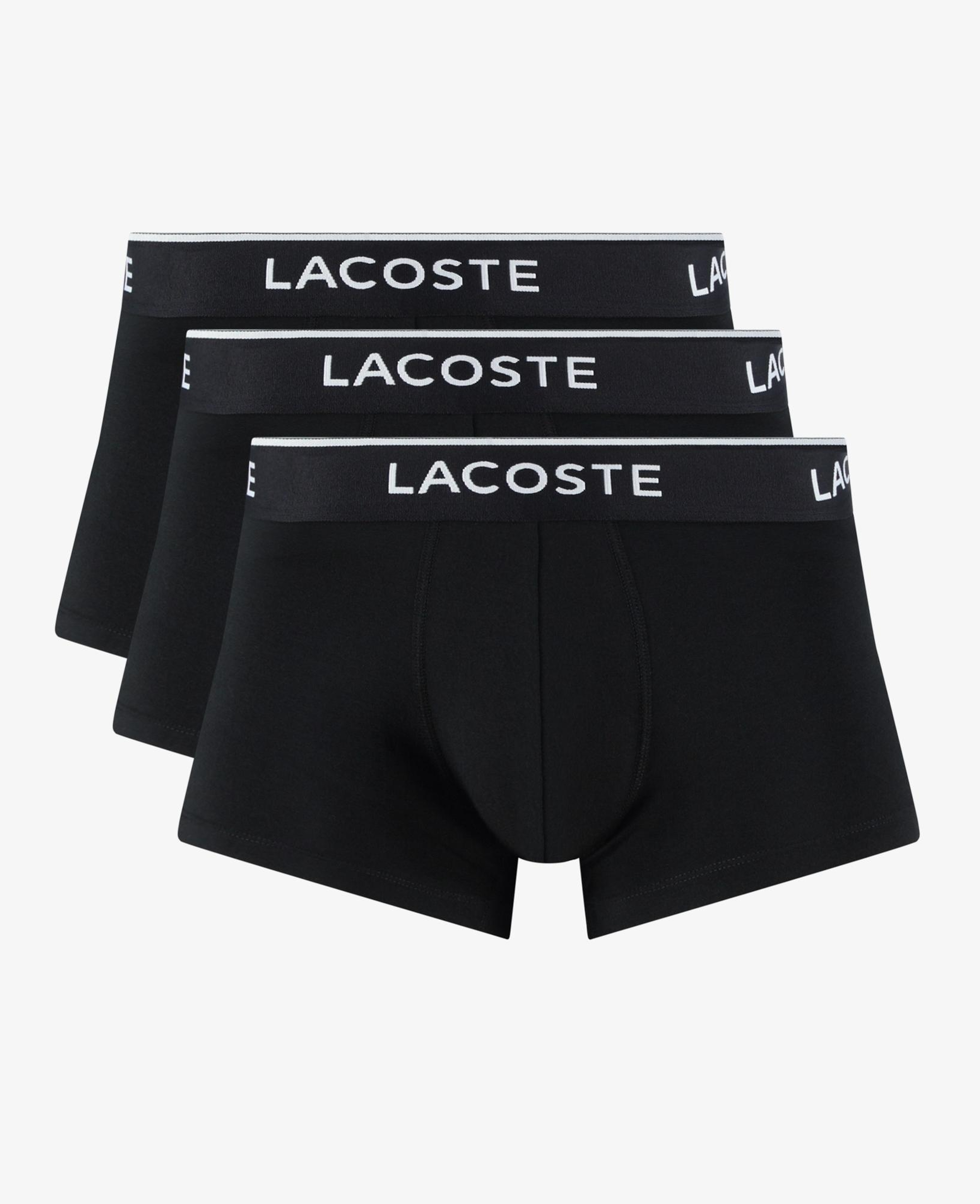 Lacoste Erkek 3'lü Siyah Boxer