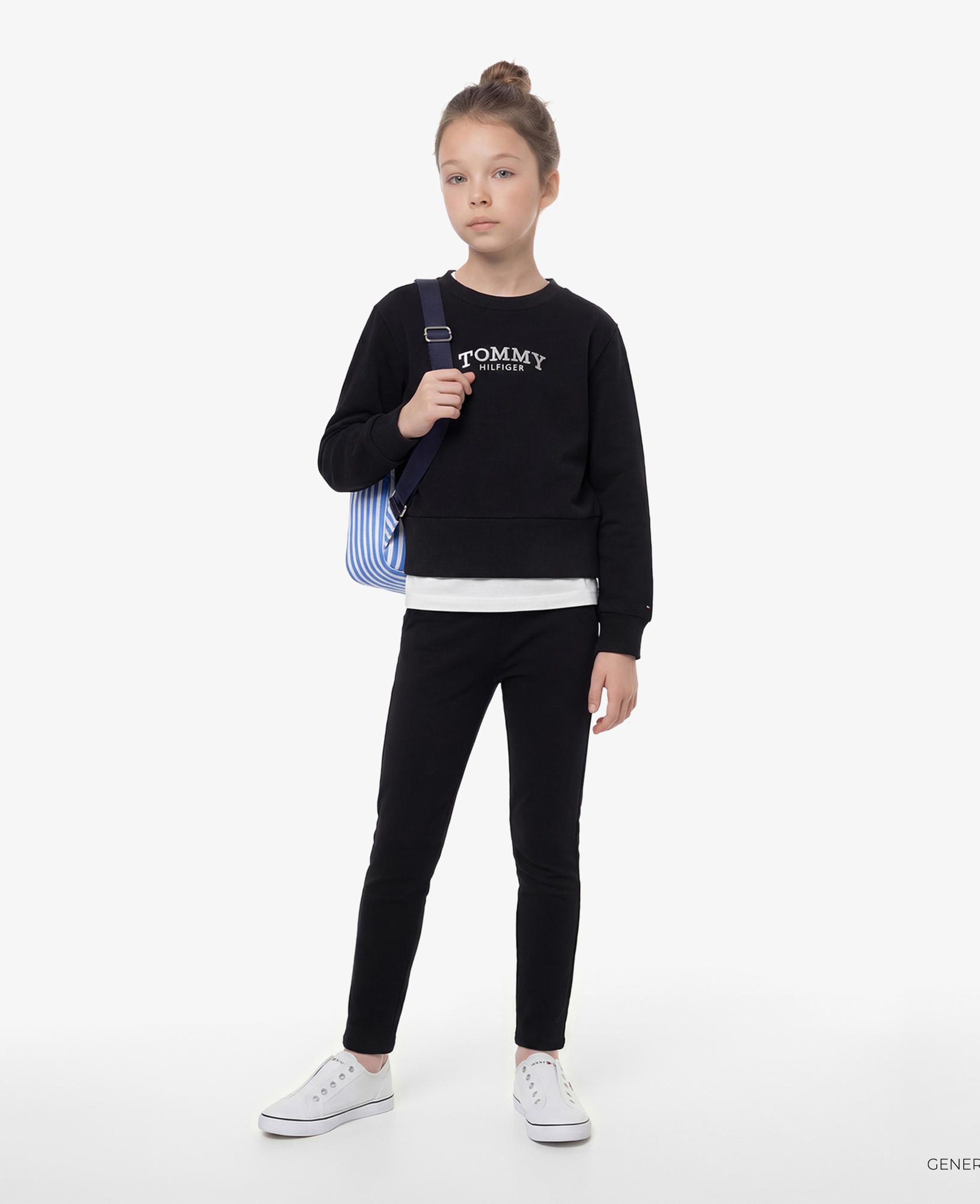 Tommy Hilfiger Essentials Çocuk Siyah Eşofman Takımı