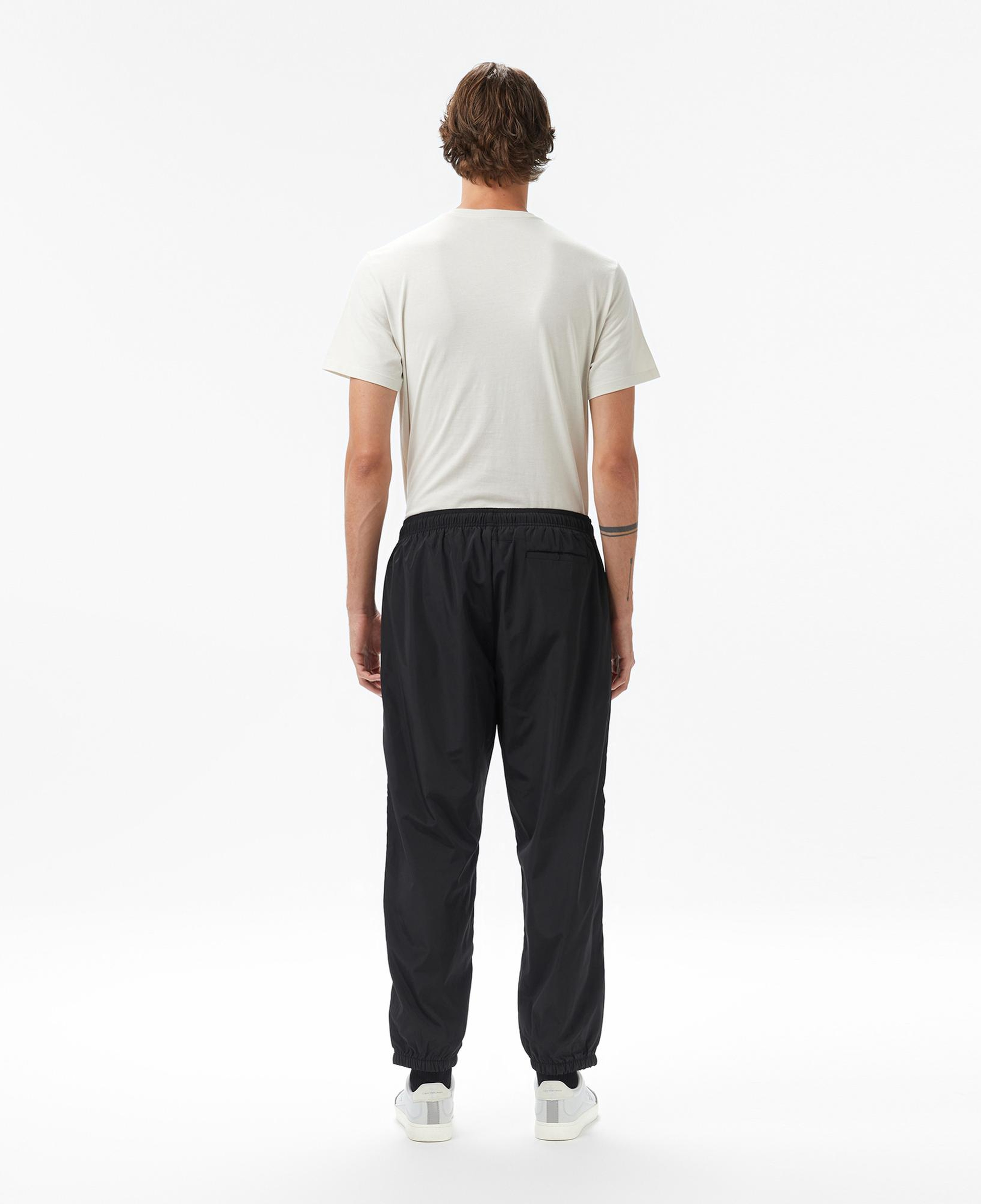 Calvin Klein Nylon Drawstring Straight Jogger Erkek Siyah Eşofman Altı