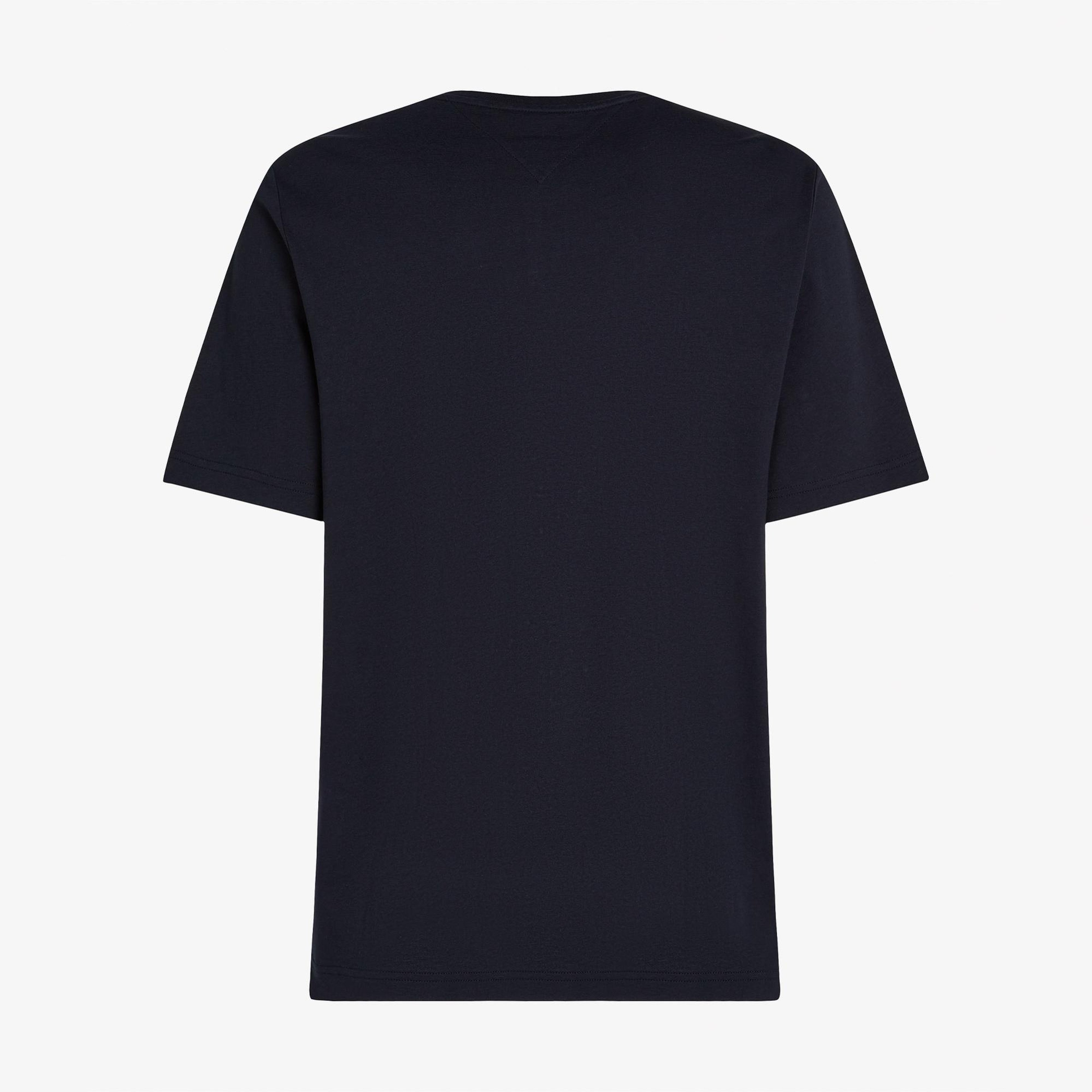 Tommy Hilfiger Brand Love Erkek Lacivert T-Shirt