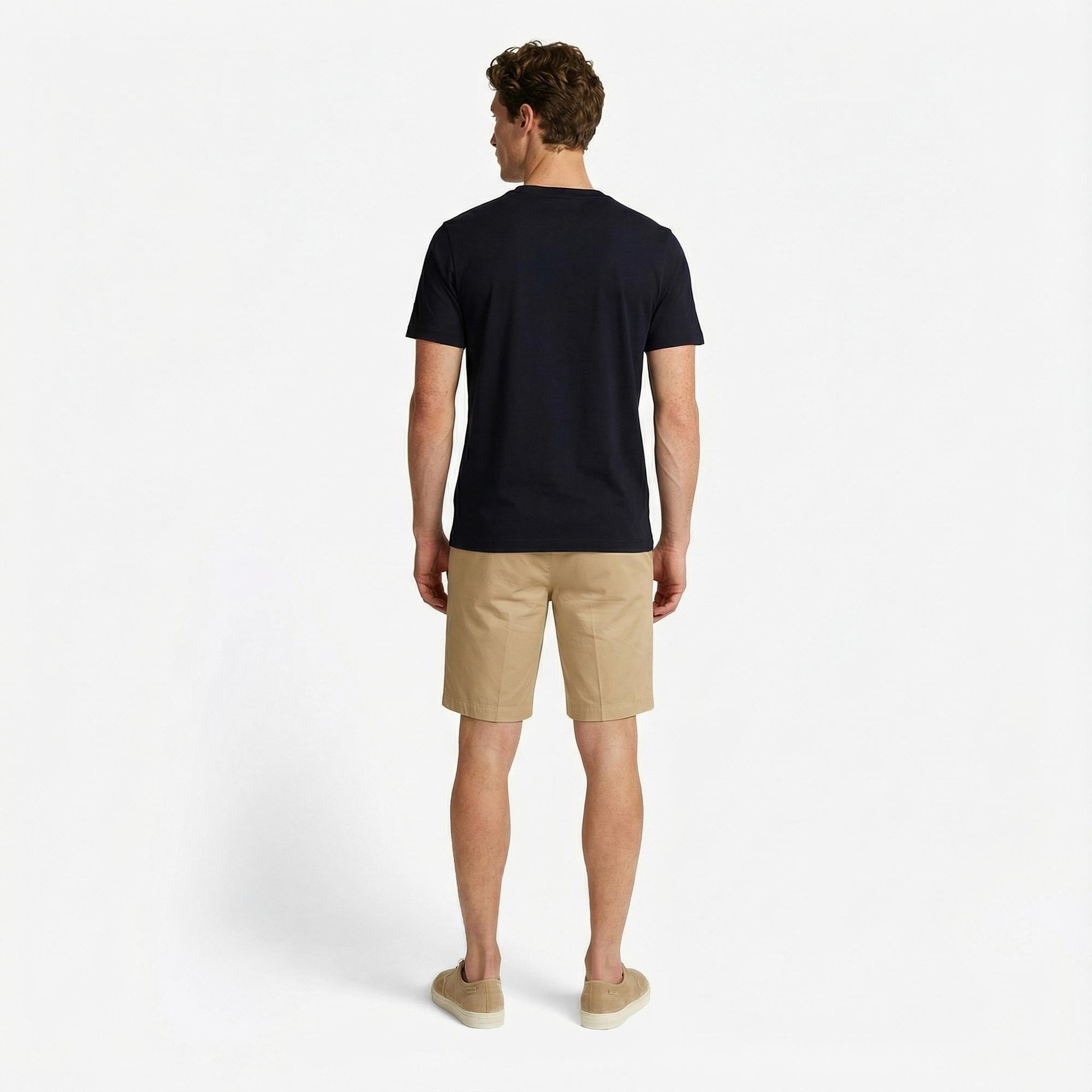 Tommy Hilfiger Brand Love Erkek Lacivert T-Shirt