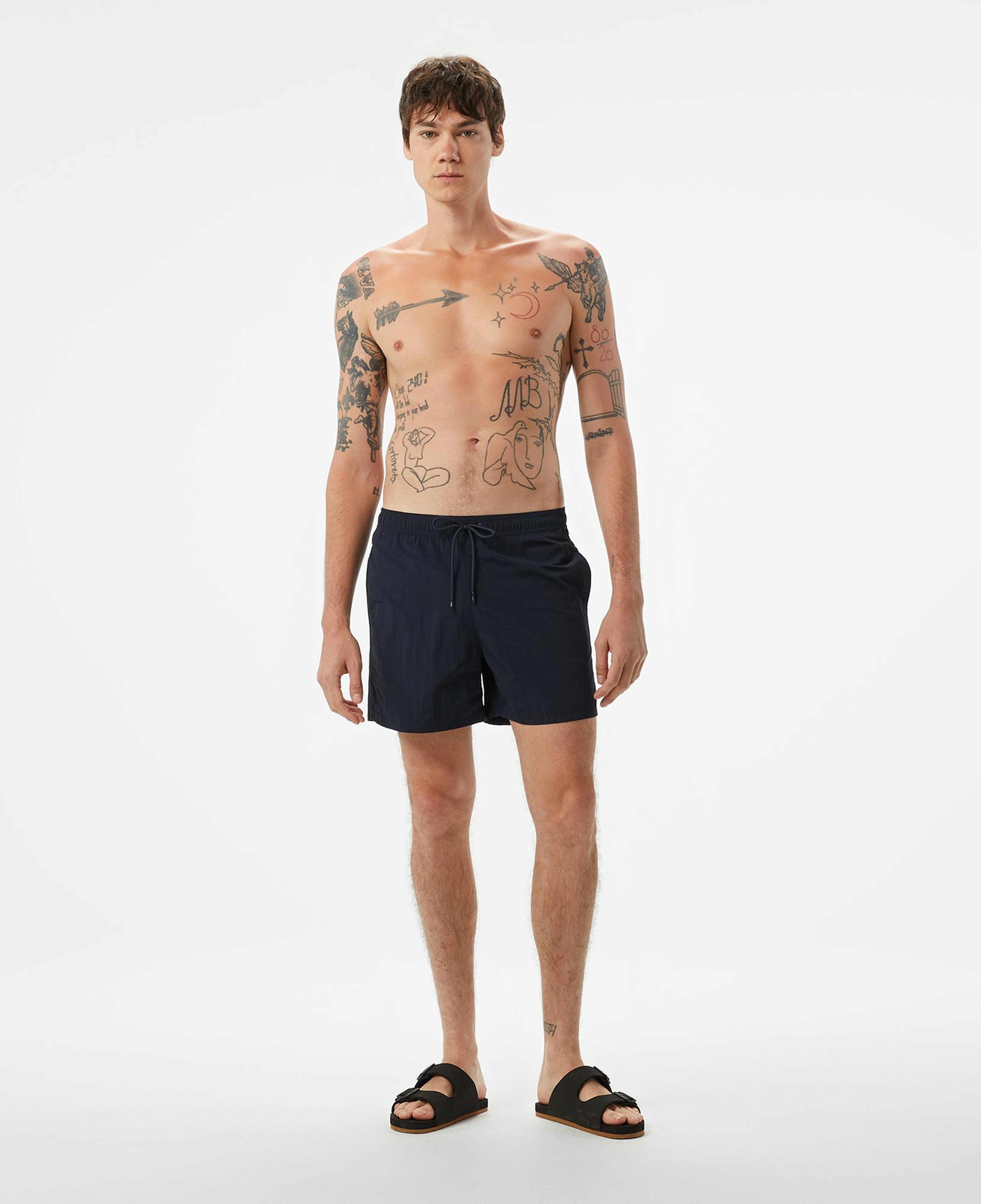 Tommy Hilfiger Essentials Erkek Lacivert Deniz Şortu