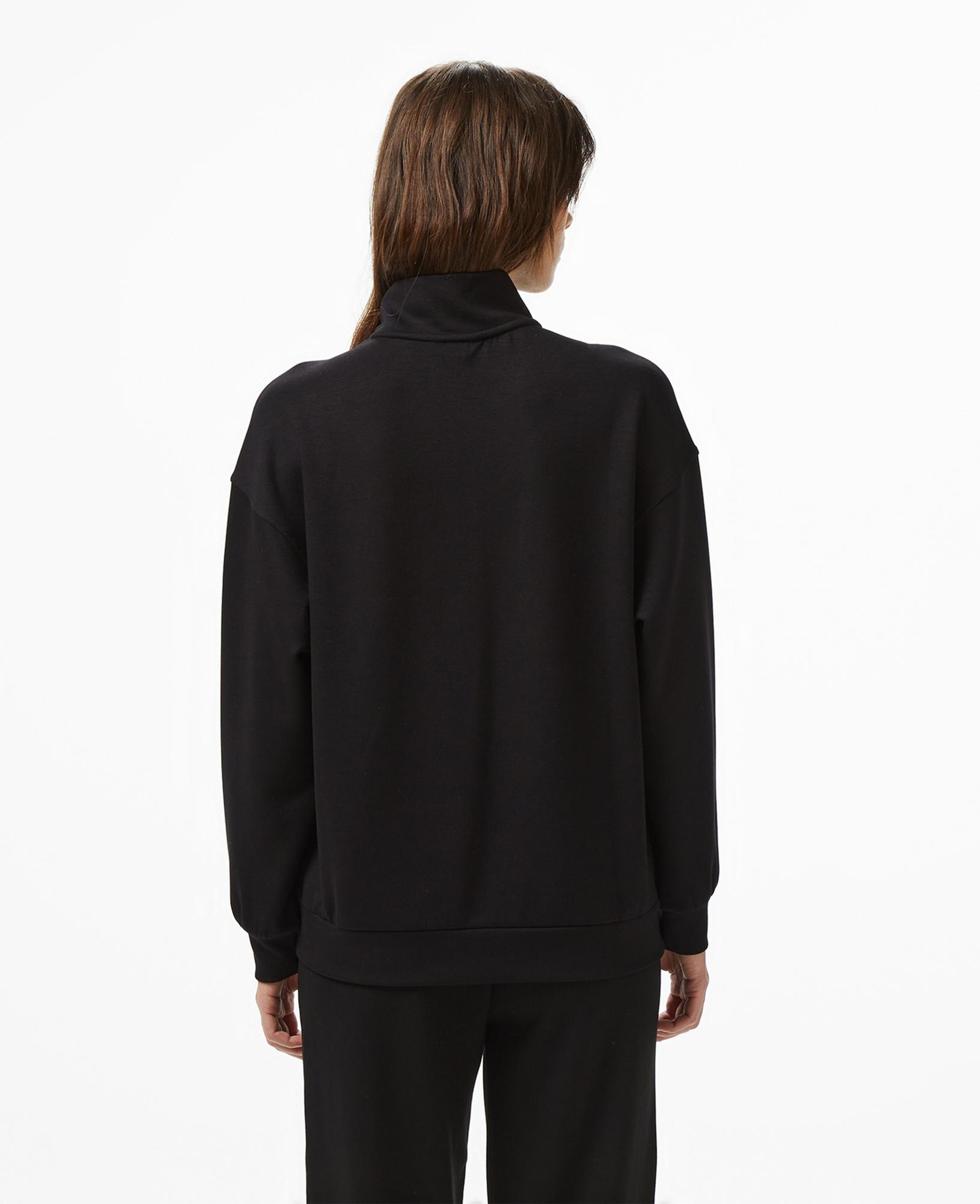 Nautica Kadın Siyah Regular Fit Sweatshirt