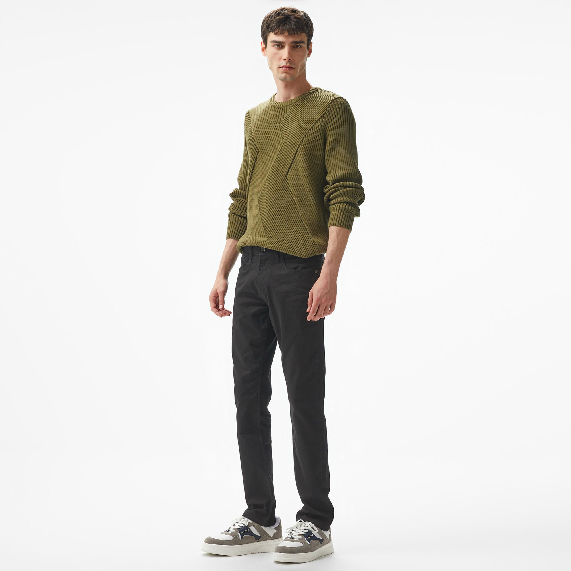 Nautica Erkek Haki Regular Fit Kazak