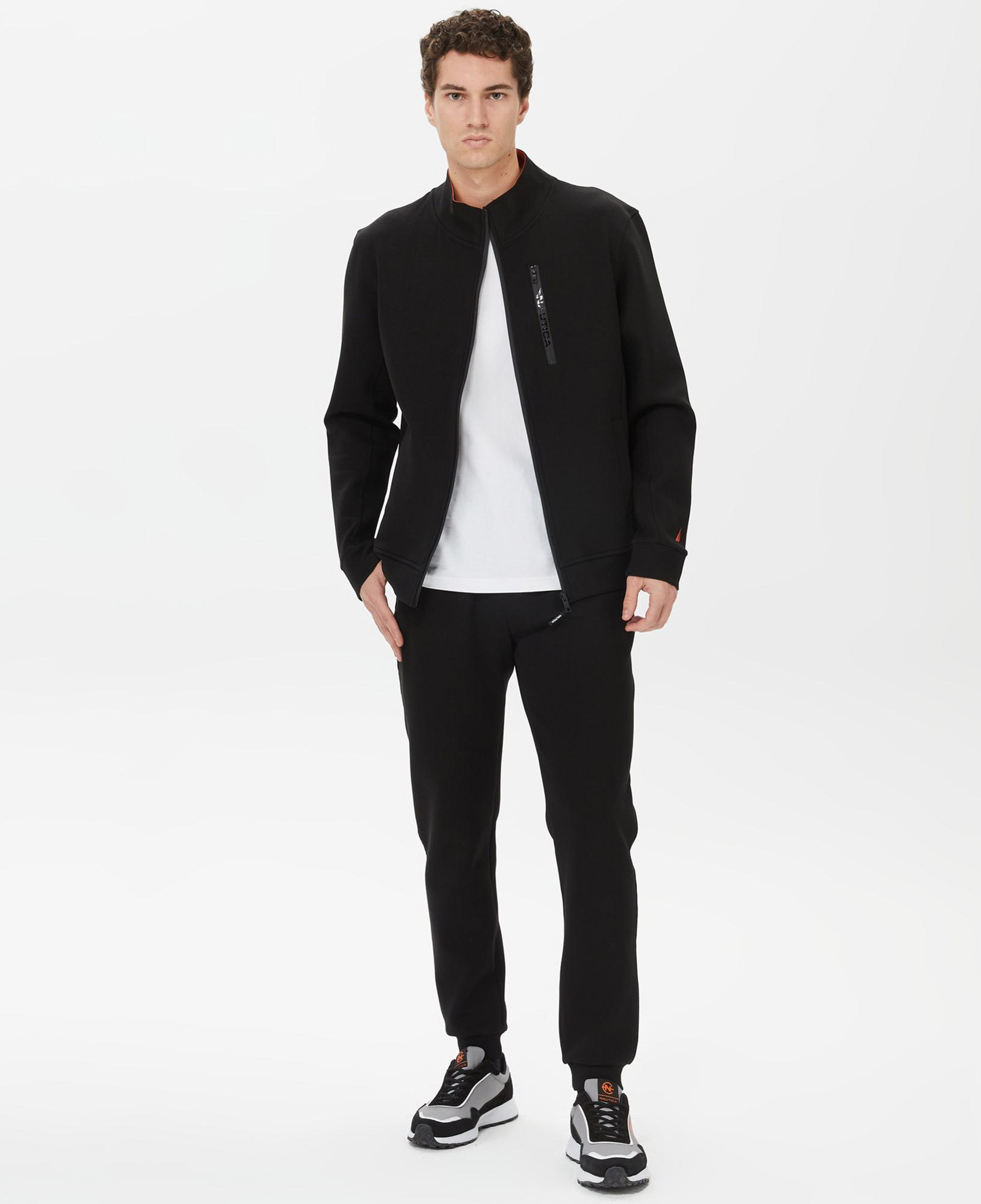 Nautica Erkek Siyah Standart Fit Eşofman Altı