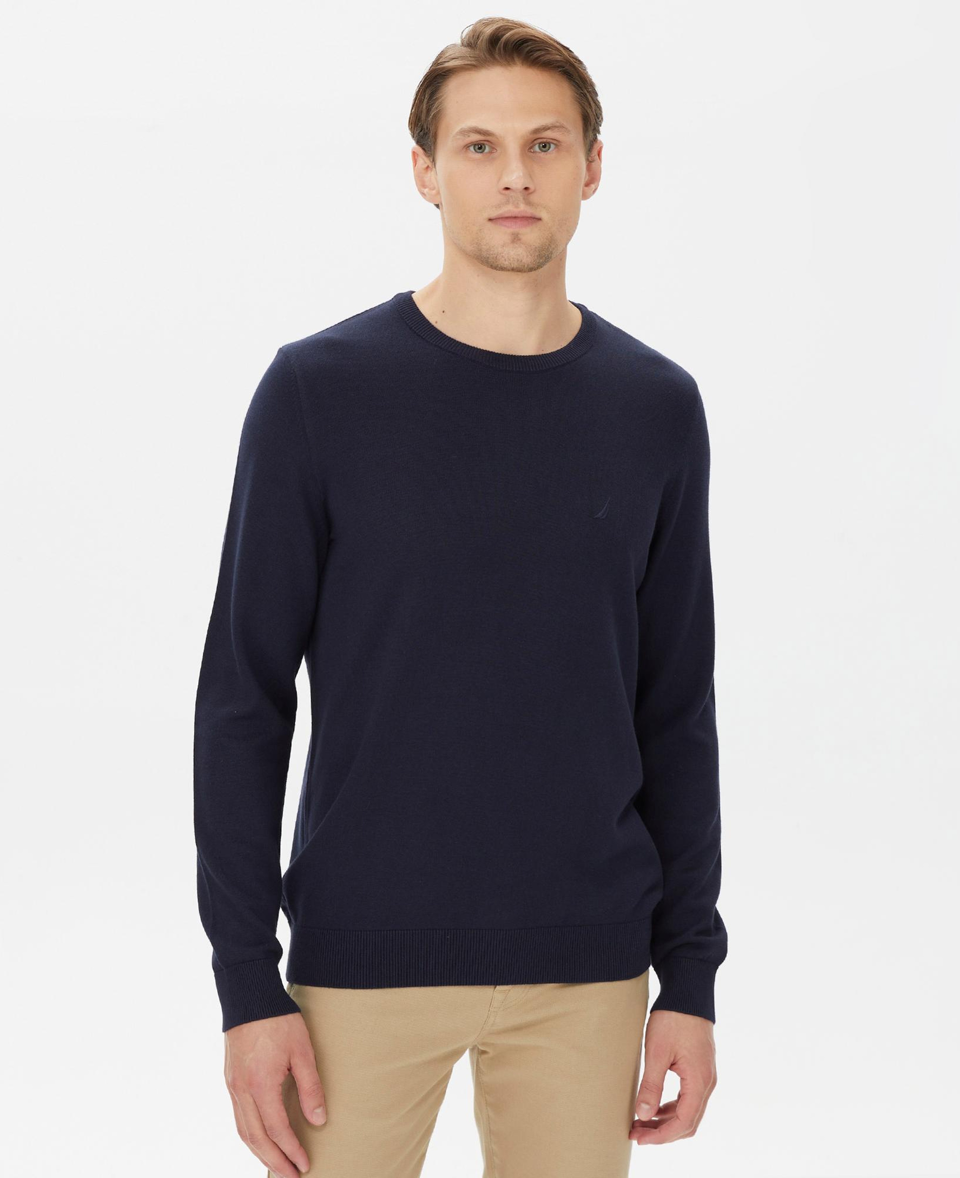 Nautica Erkek Lacivert Standart Fit Kazak