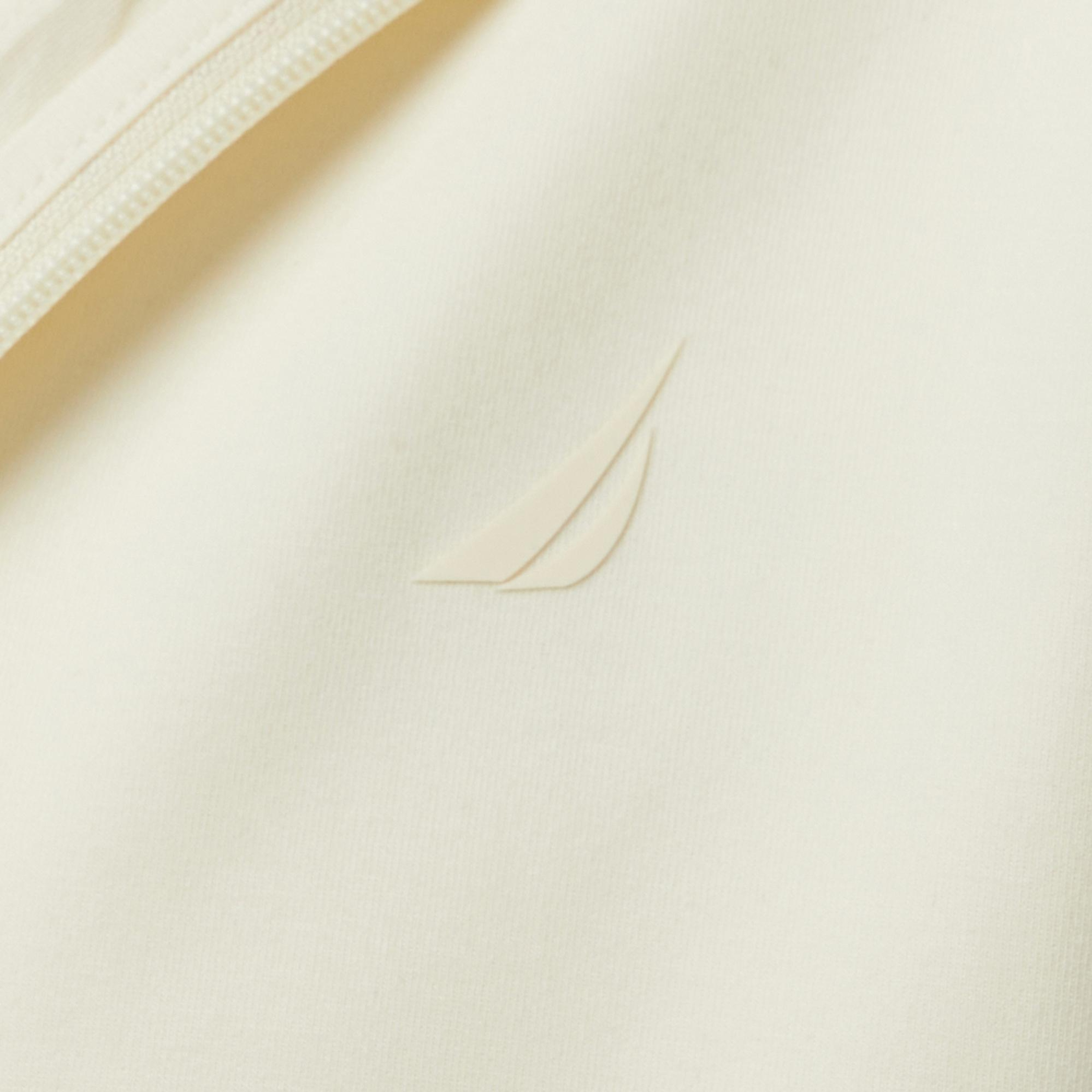 Nautica Erkek Krem Rengi Regular Fit Kapüşonlu Sweatshirt