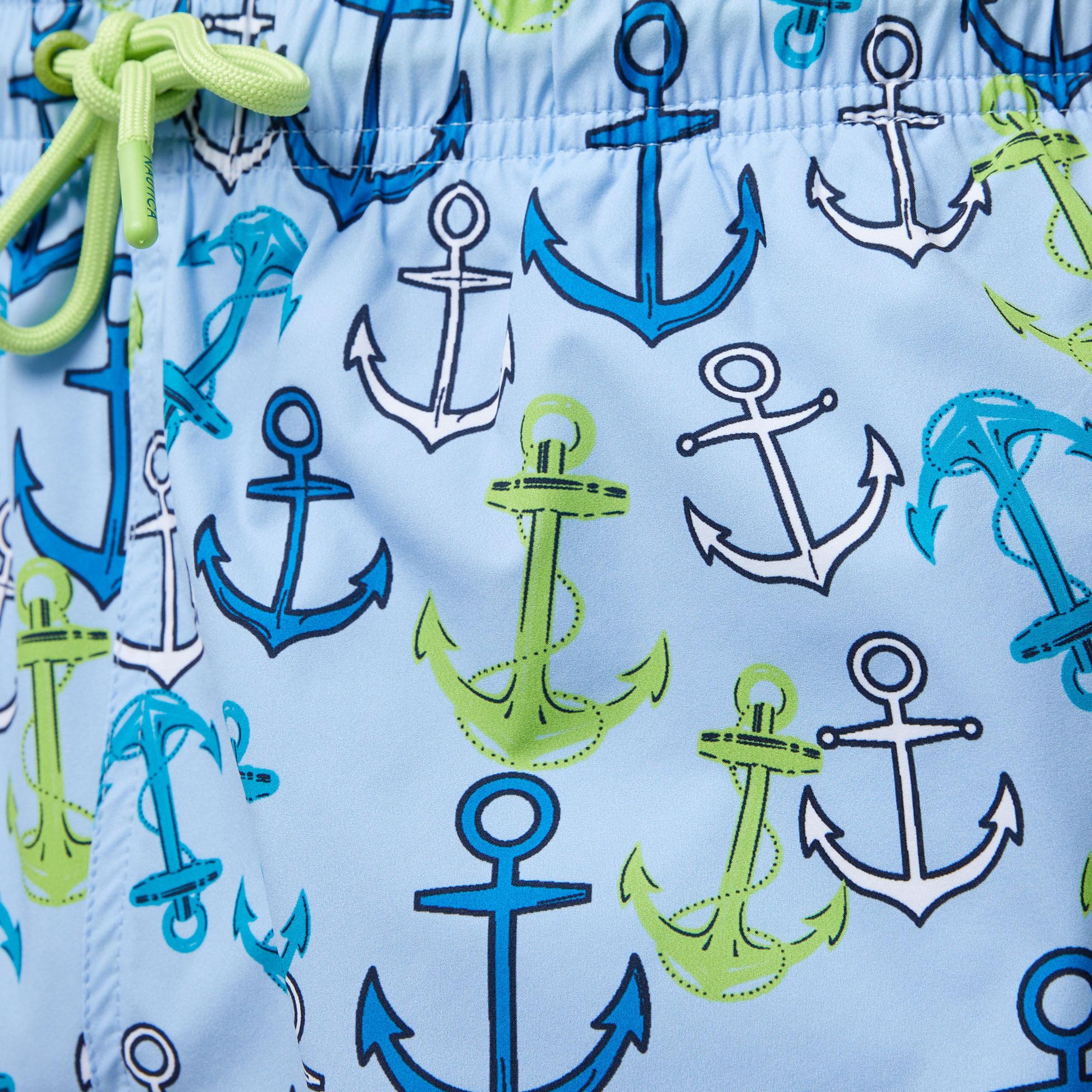 Nautica Erkek Mavi Standart Fit Deniz Şortu