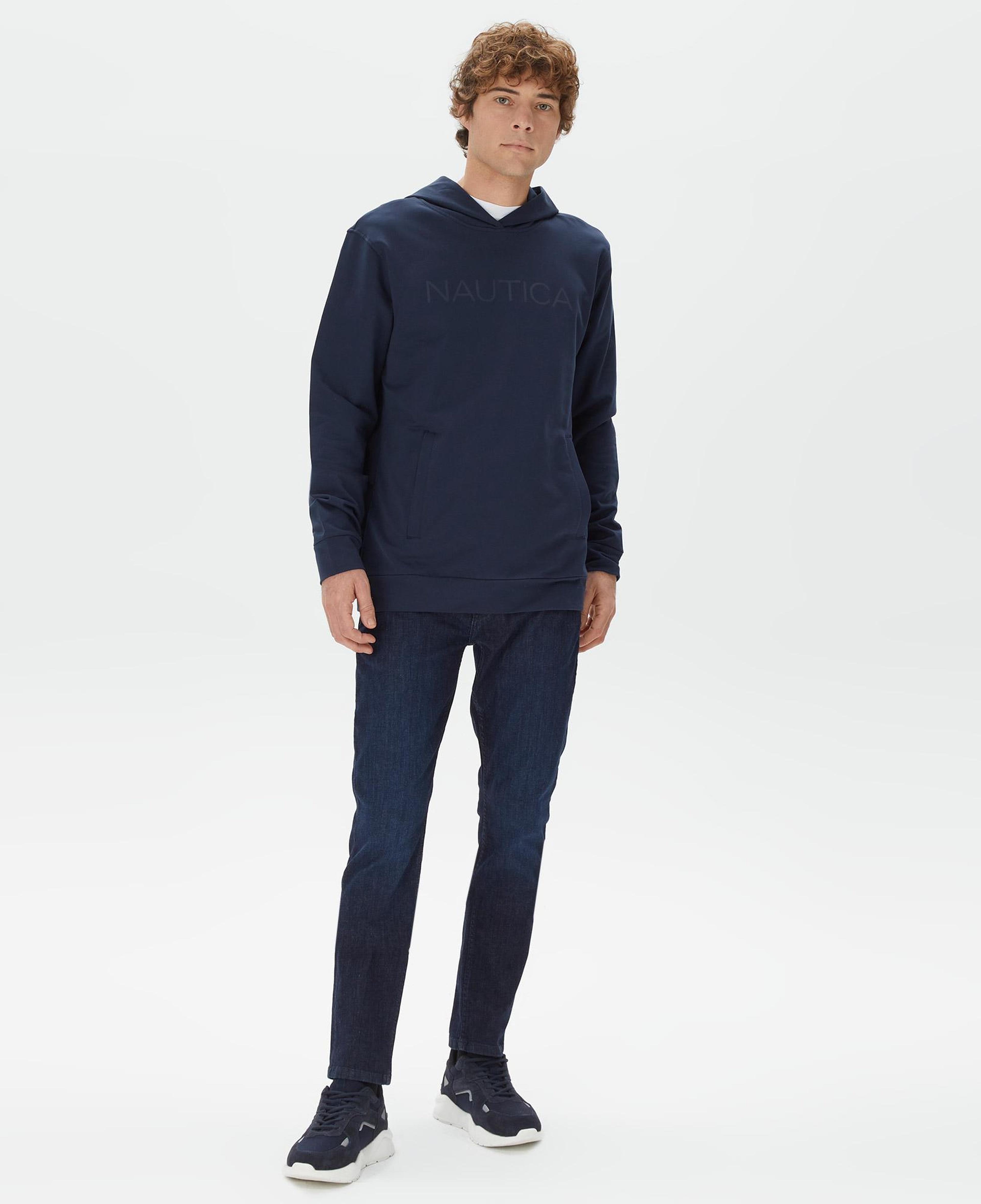 Nautica Erkek Lacivert Standart Fit Sweatshirt