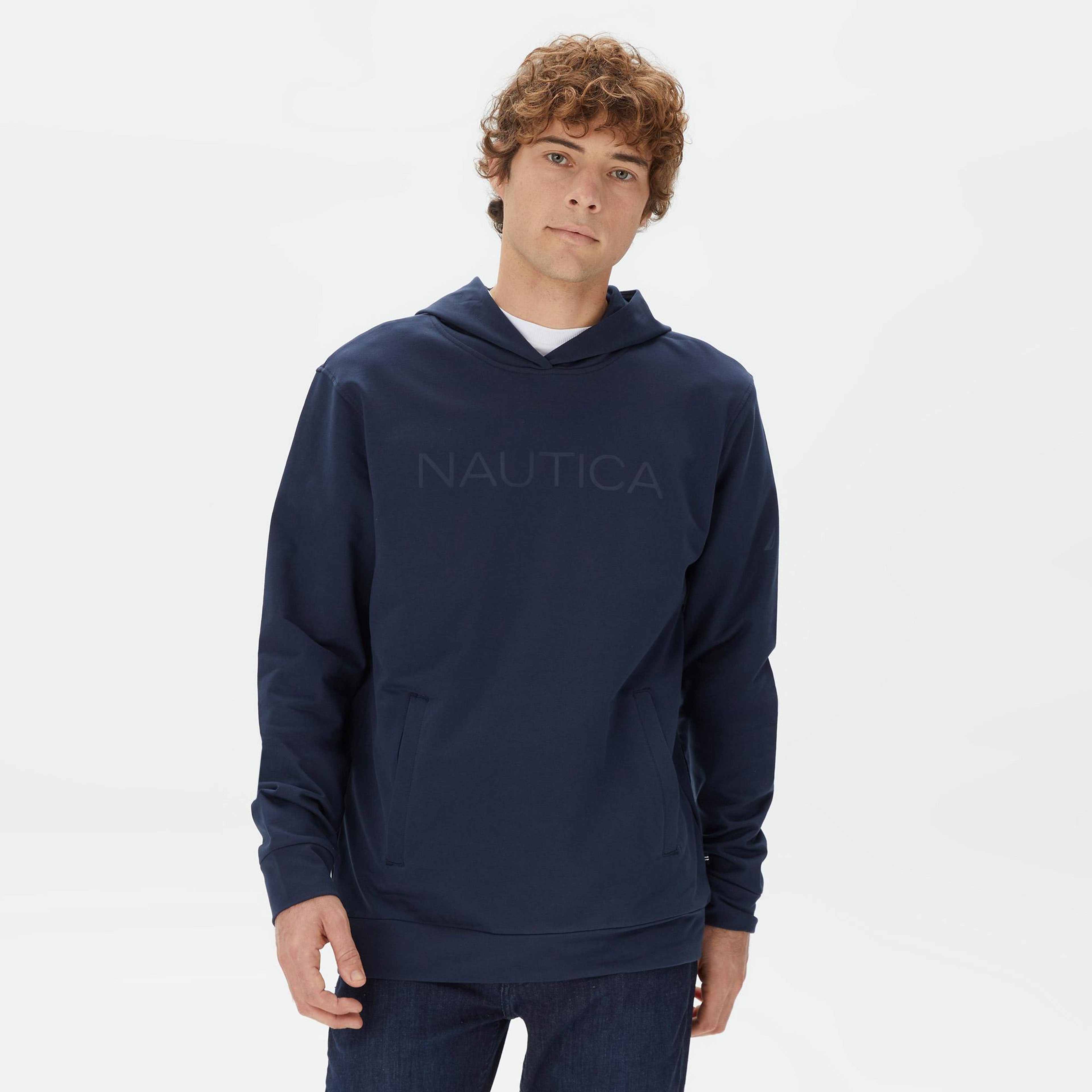 Nautica Erkek Lacivert Standart Fit Sweatshirt