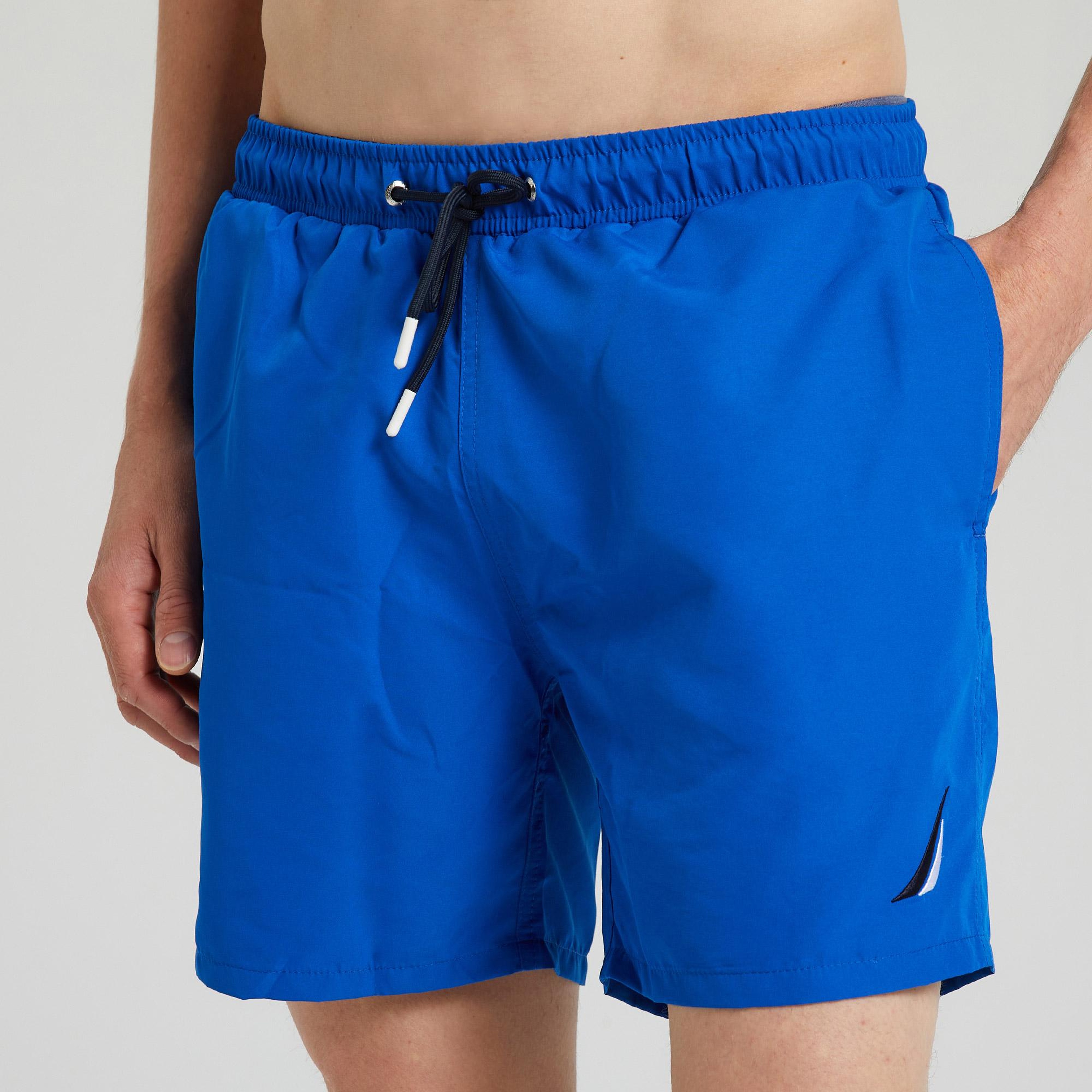 Nautica Erkek Mavi Standart Fit Deniz Şortu