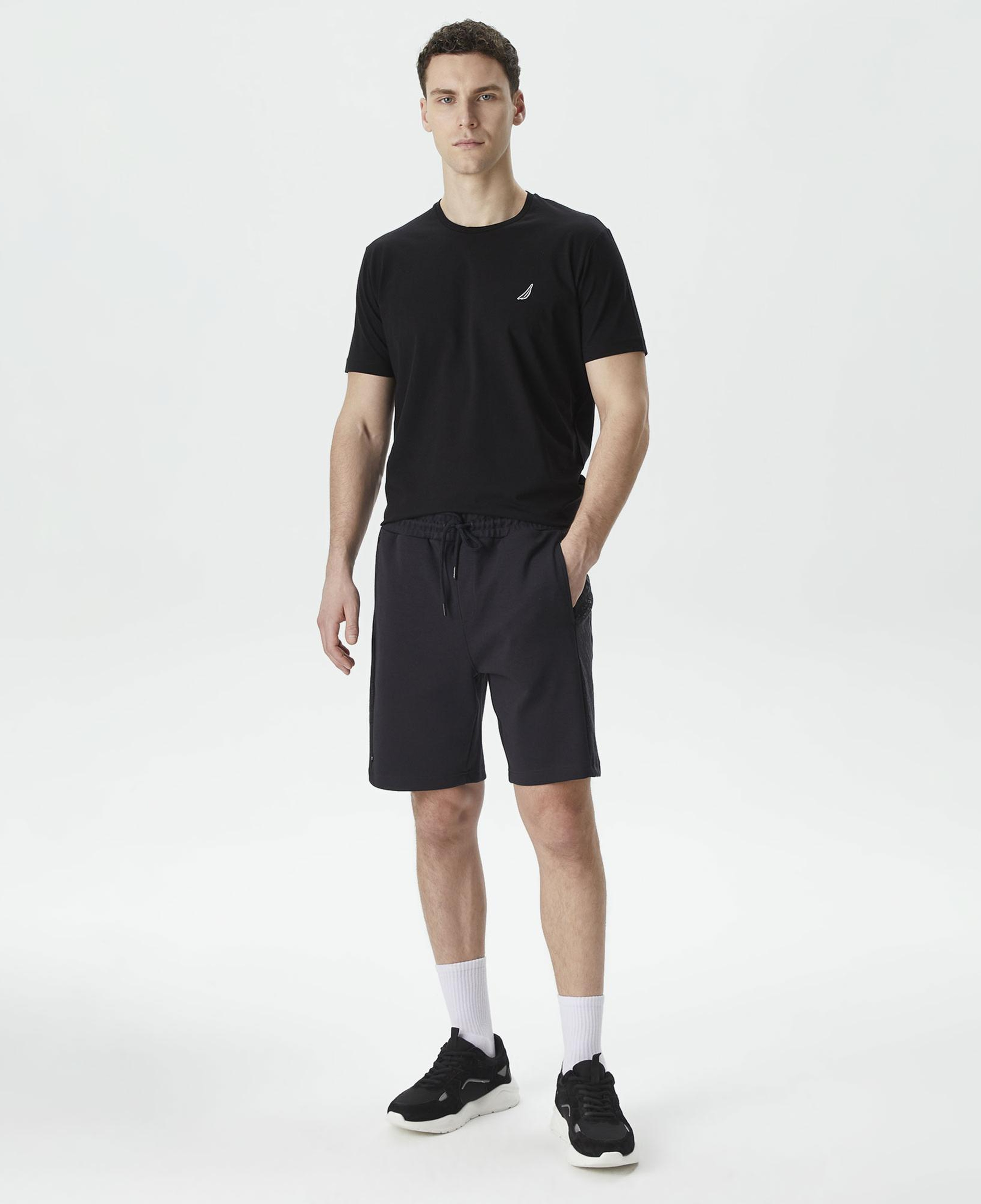 Nautica Erkek Siyah Standart Fit Şort